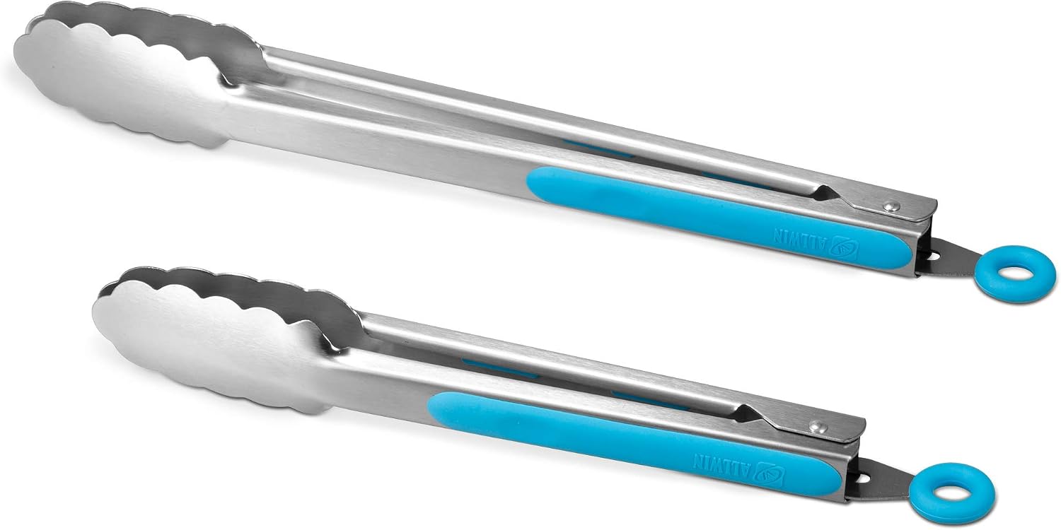304 Stainless Steel Kitchen Cooking Tongs, 9