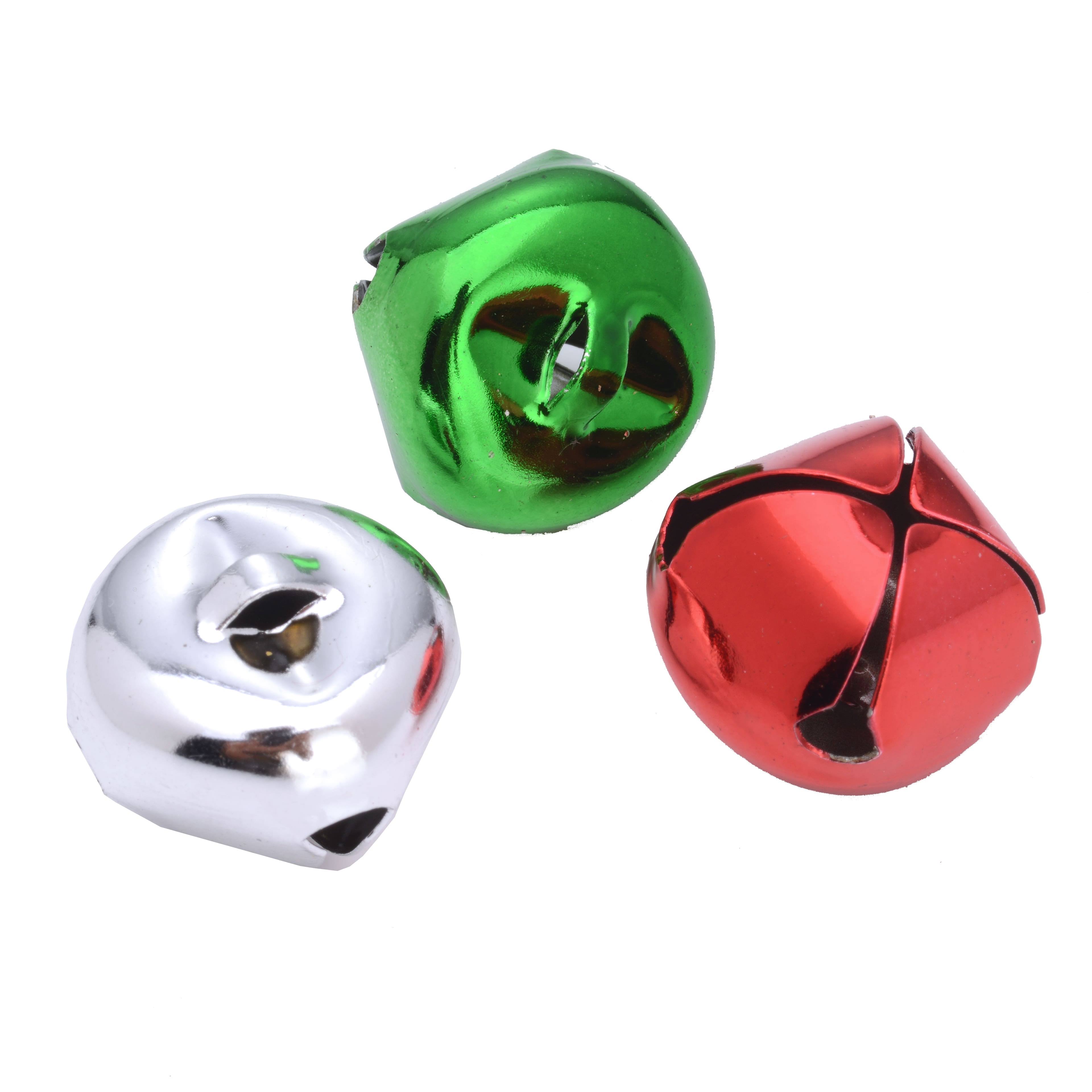 20mm Red, Green, and Silver Christmas Bells, 55ct. by Creatology | Michaels
