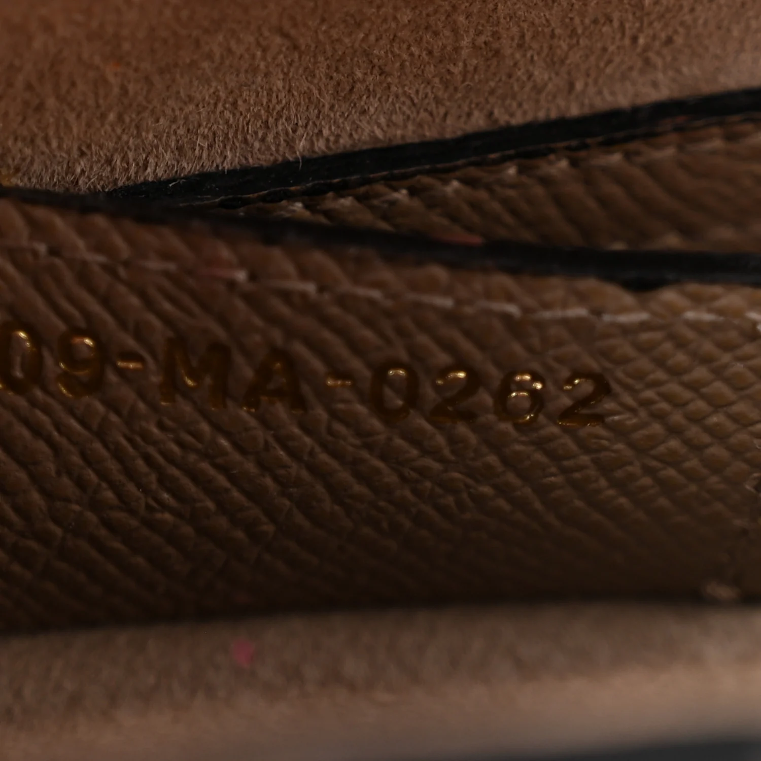 Grained Calfskin Saddle Bag With Strap Taupe