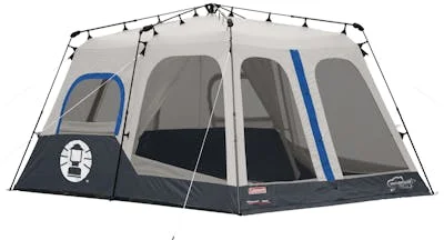 Coleman 8 - Person Cabin Camping Tent with Instant Setup, Blue