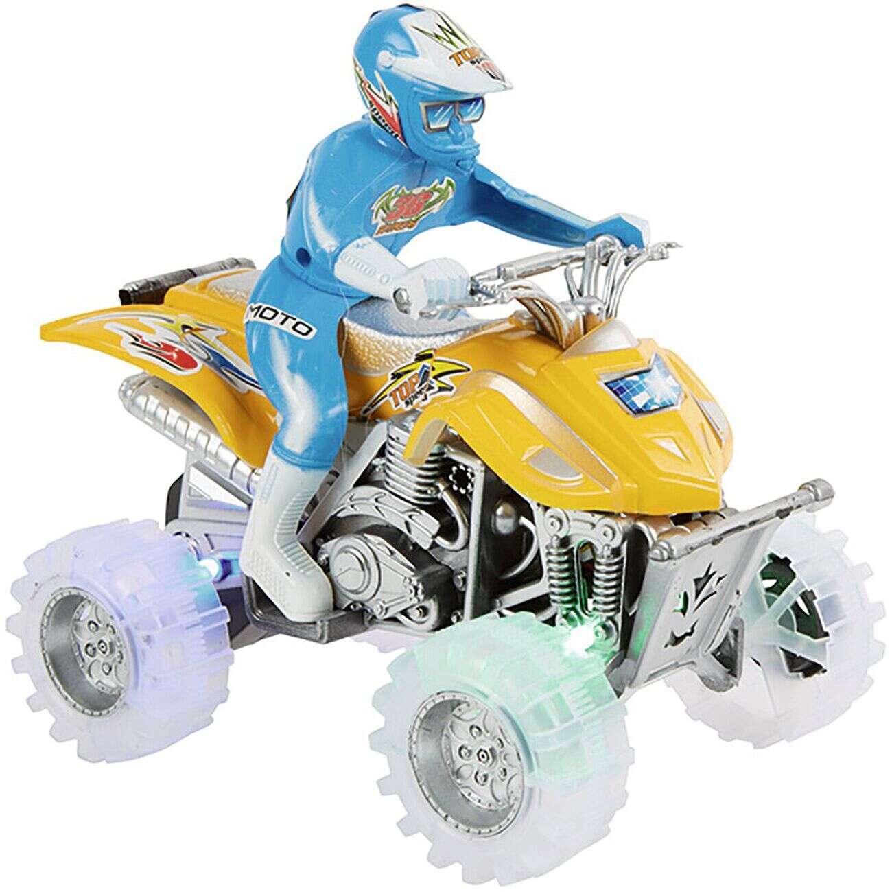 Quad à friction son et lumière + personnage