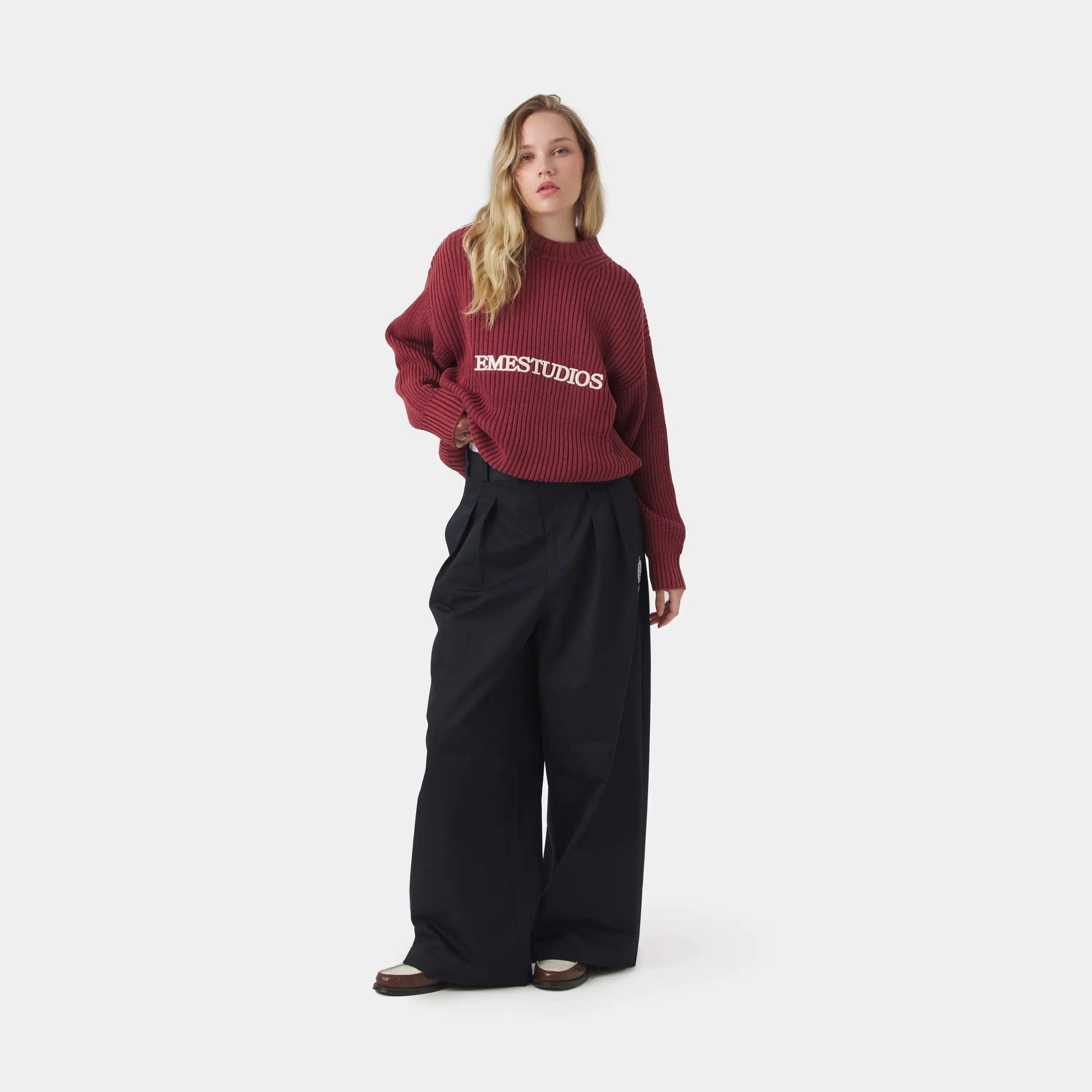 Heritage Navy Tailored Pants