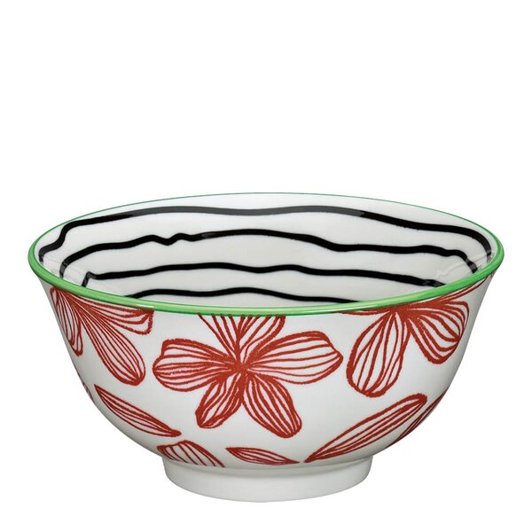 AMICI skål 50 cl 15,5 cm blomster