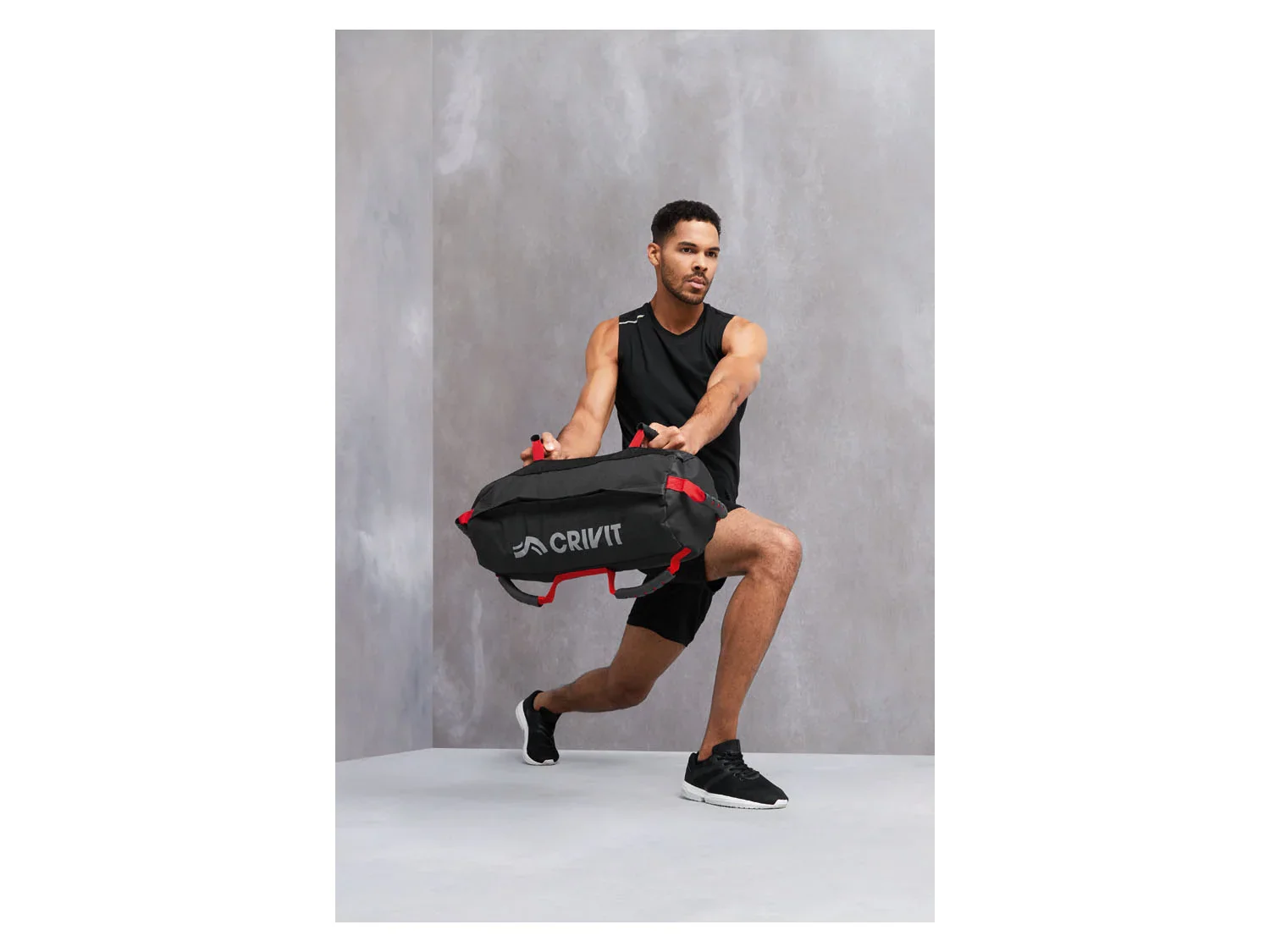 CRIVIT Sac de sable d'entranement 19 kg, poids variable