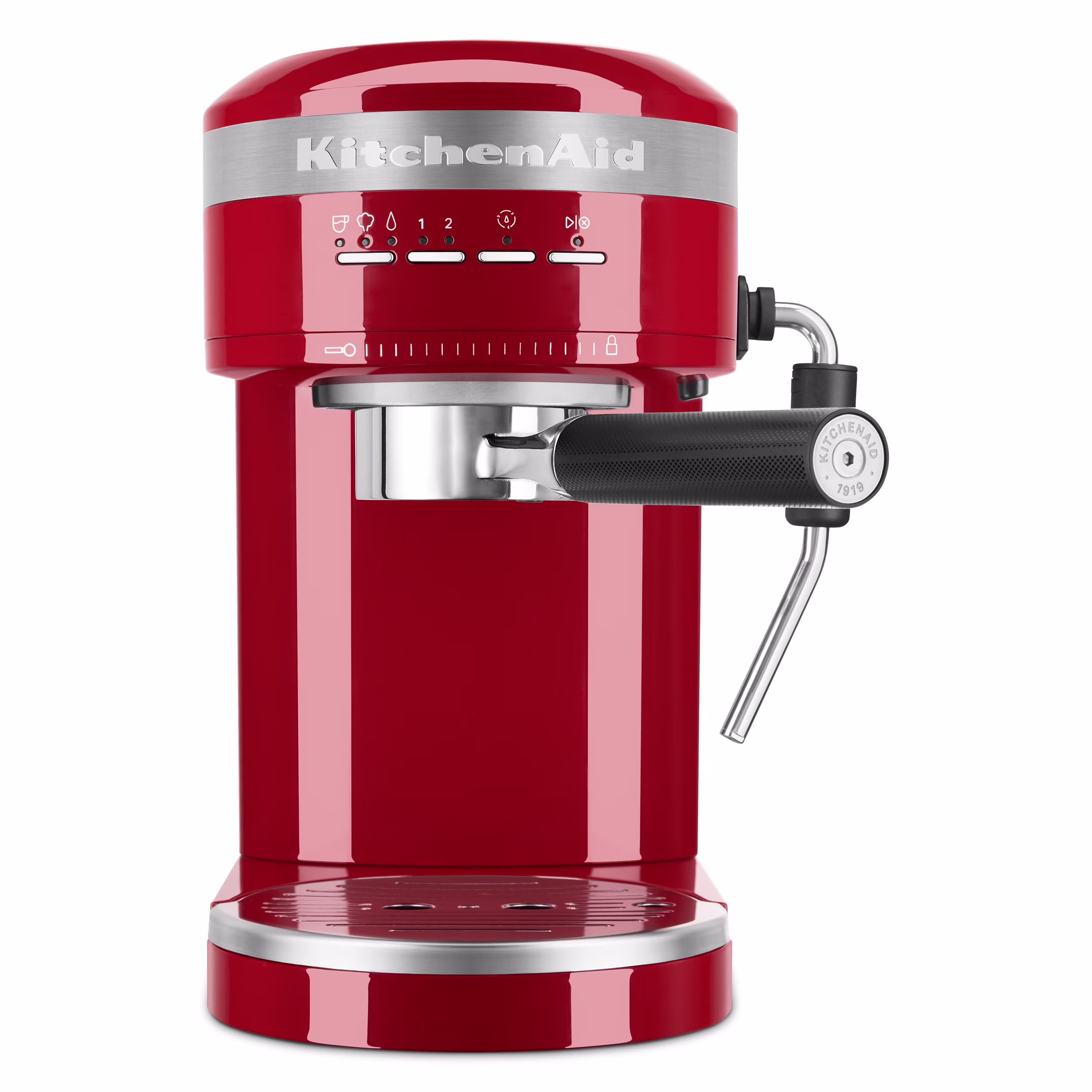 KitchenAid Metal Semi Automatic Espresso Machine, Empire Red, KES6503(Empire Red)