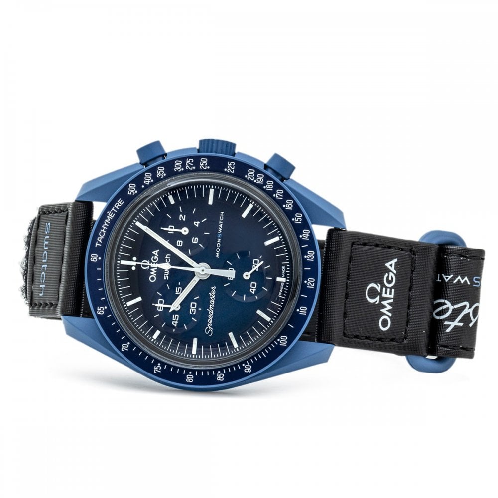 [Super Clone]Swatch x Omega SO33N100 Bioceramic Moonswatch Mission to Neptune