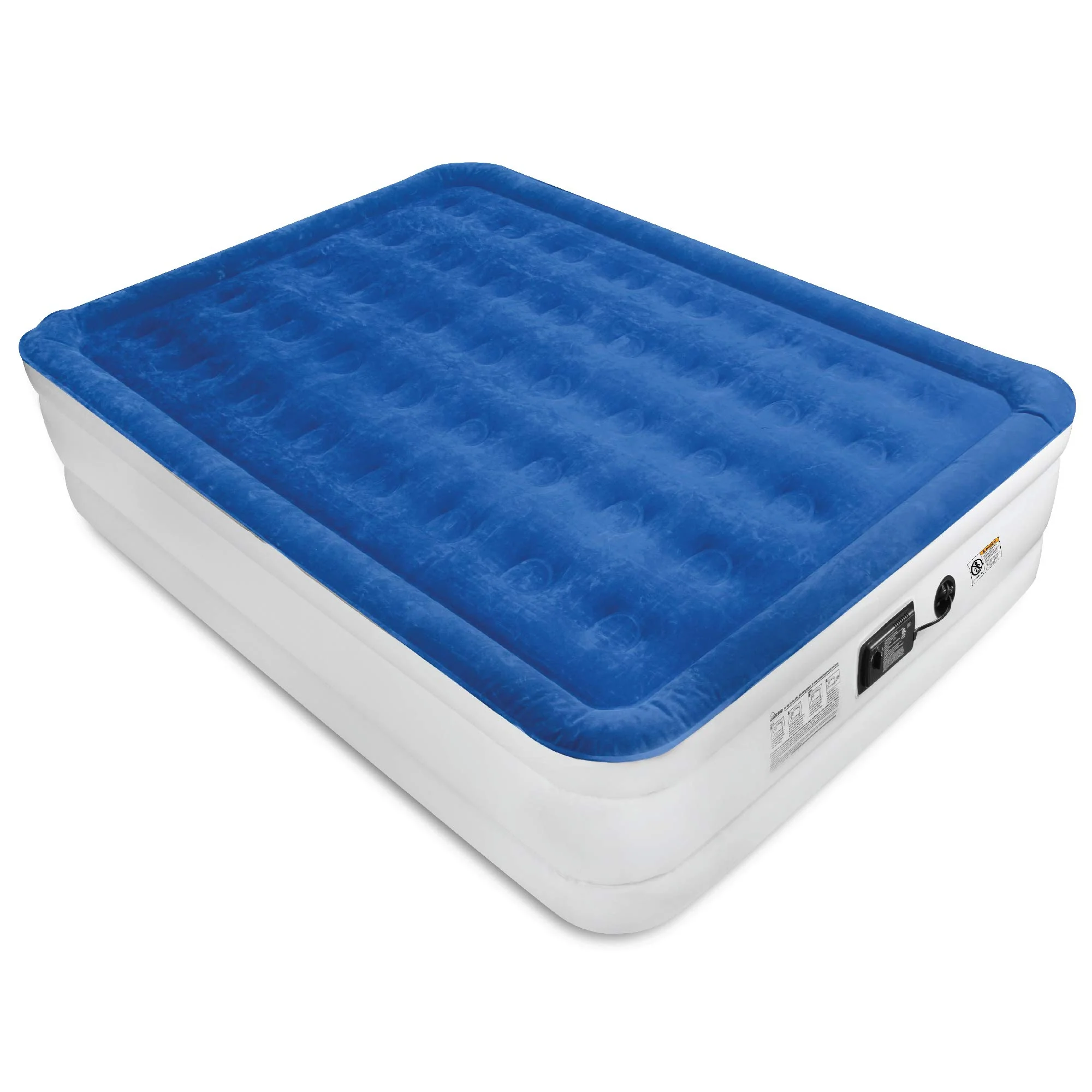 SoundAsleep Queen Luxury Air Mattress with High Capacity Pump