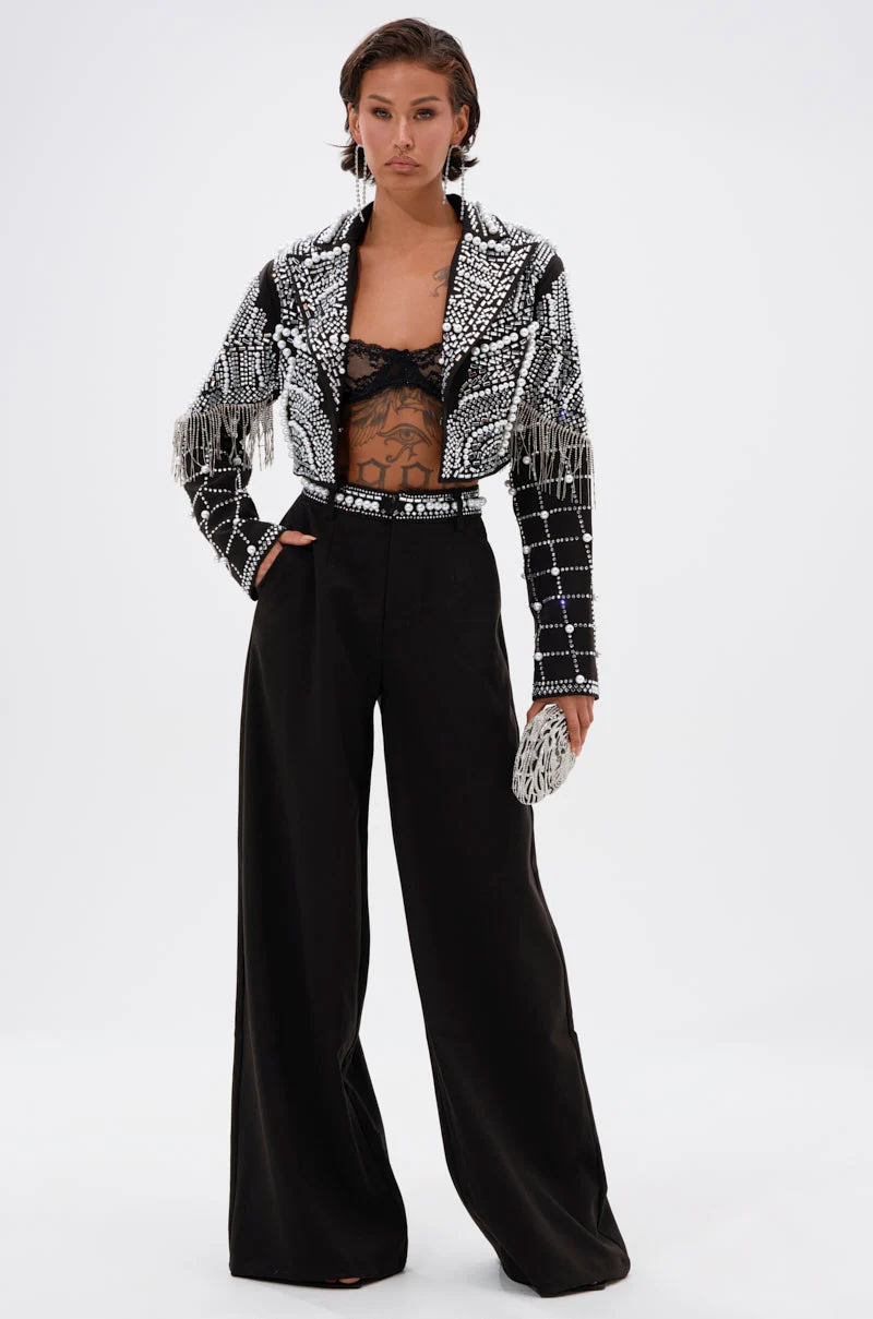 DIRTY MARTINI EMBELLISHED TROUSER - Akira Store