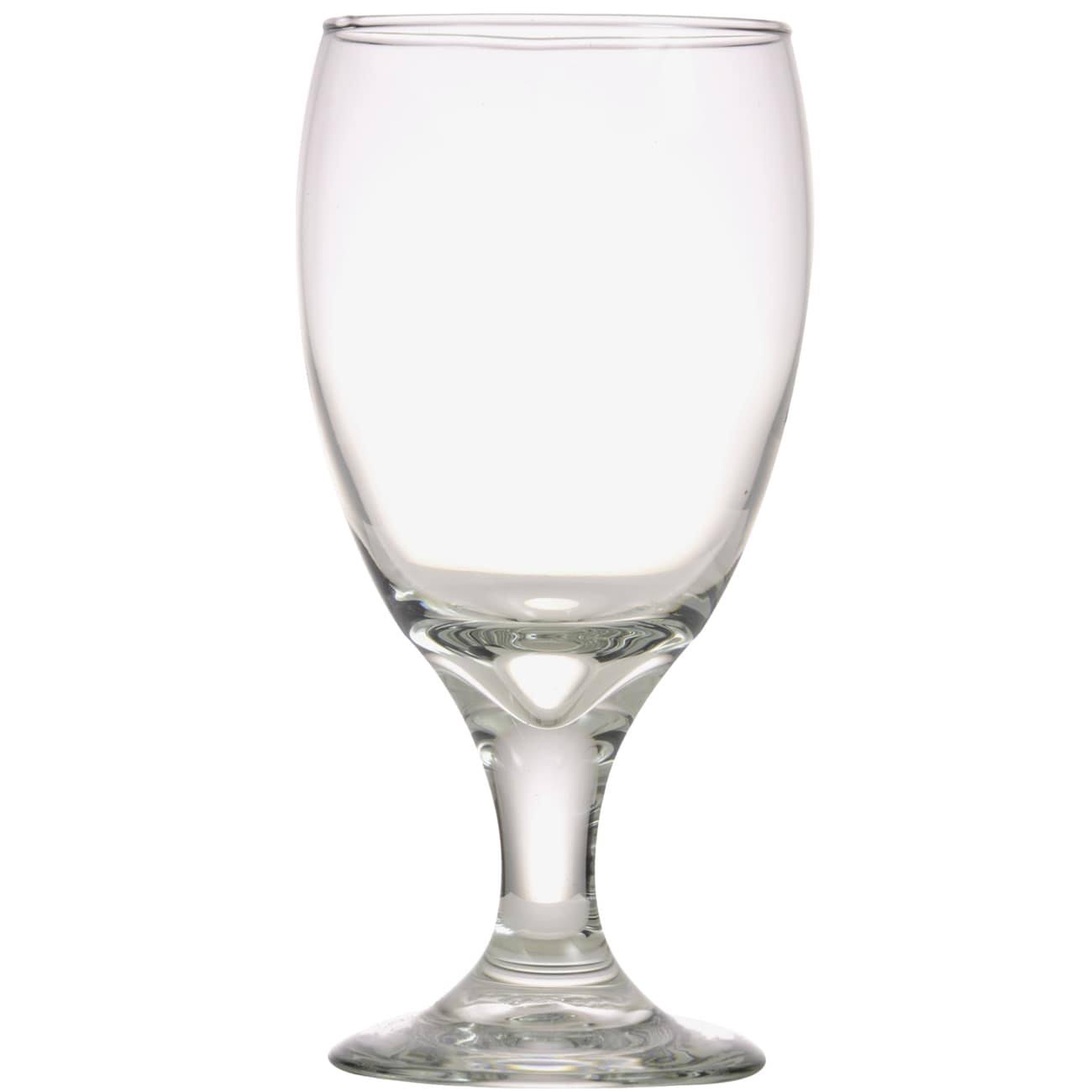 Clear Oliver Glass Water Goblets, 16.25 oz.
