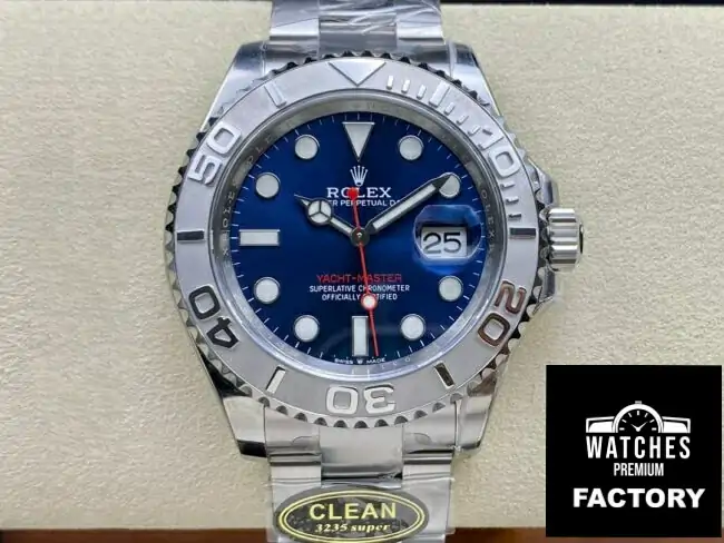 Rolex Yacht Master M126622-0002 Clean Factory Stainless Steel Strap