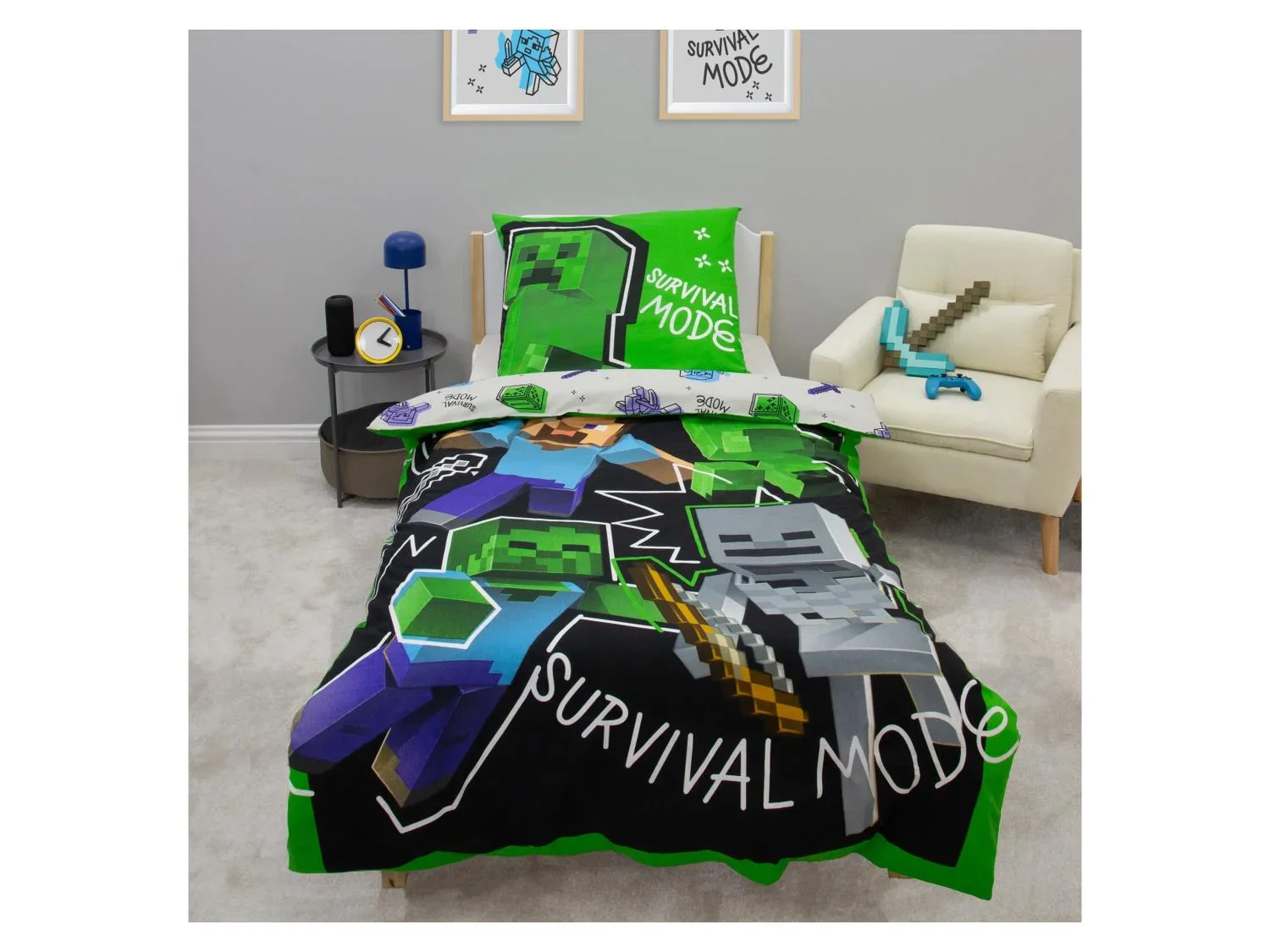 Parure de lit enfant rversible, 140 x 200 cm