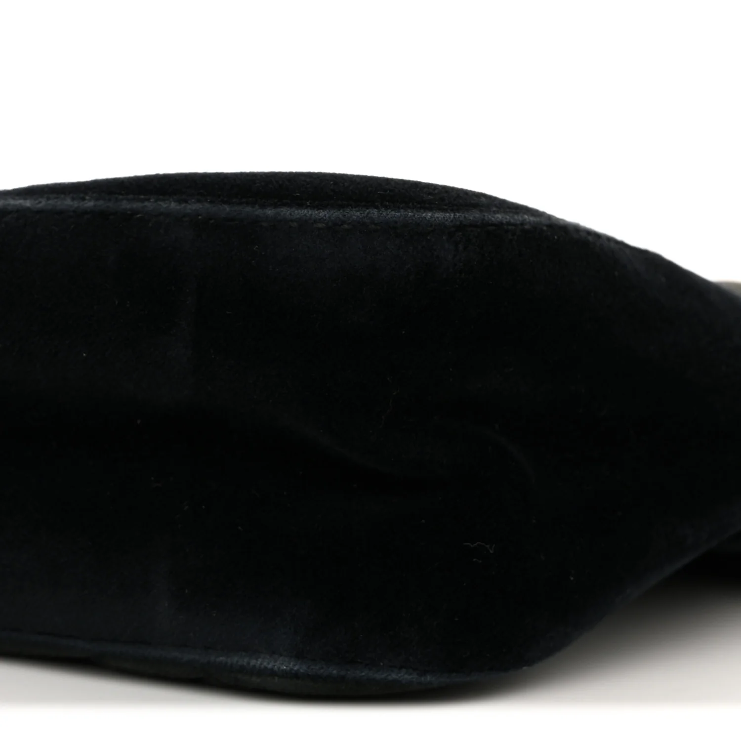 Velvet Matelasse Loved Embroidered Medium GG Marmont Shoulder Bag Black