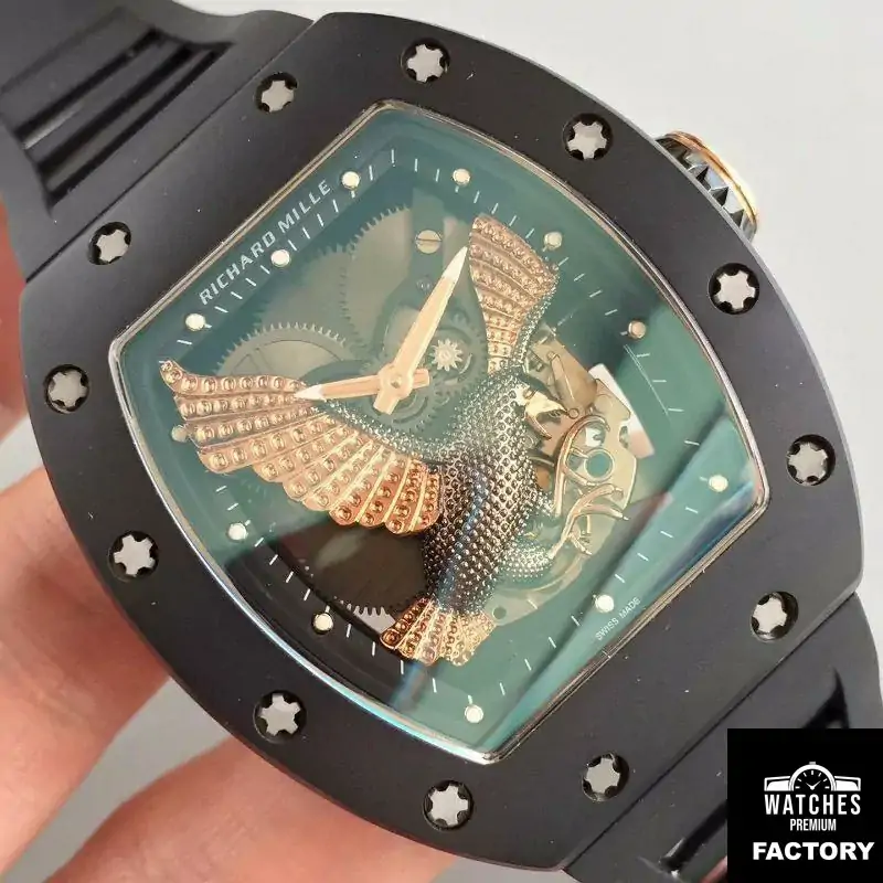 Richard Mille RM023 Rose Gold Eagle Skeleton Dial