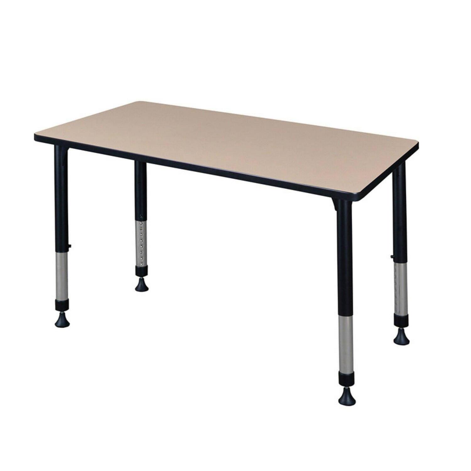 Regency Kee 42 x 24 In. Height Adjustable Classroom Activity Table - Grey