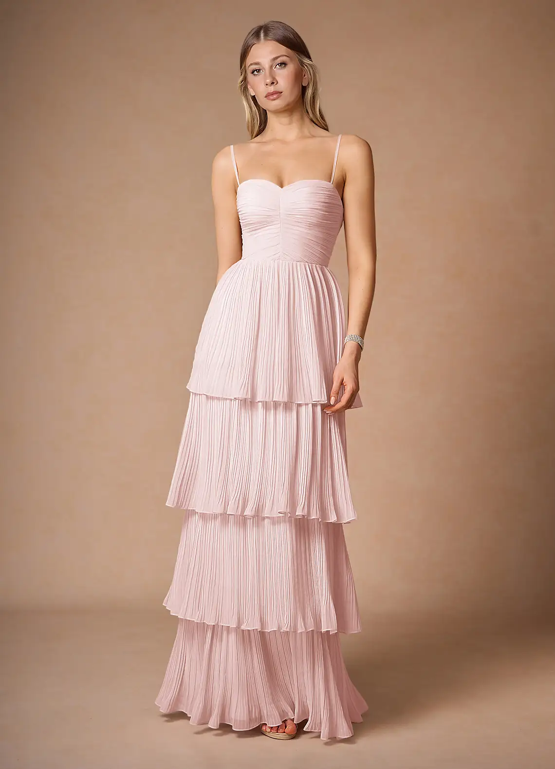 Isla Powder Pink Maxi Dress