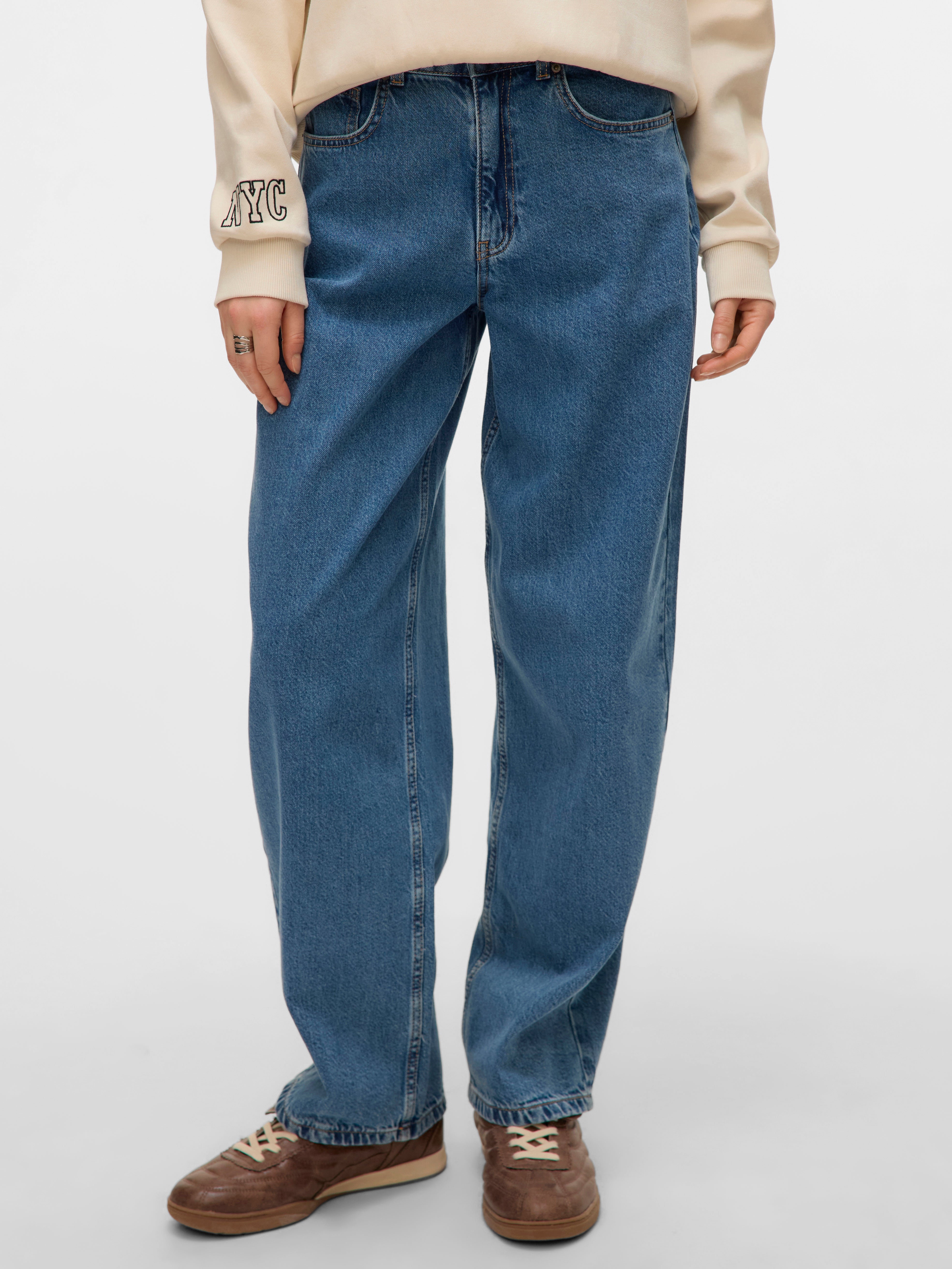 VERO MODA® VMESTELLE High rise Barrel Fit Jeans