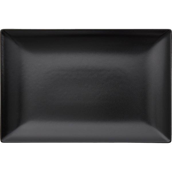 Quadro tallerken 30x20 cm svart
