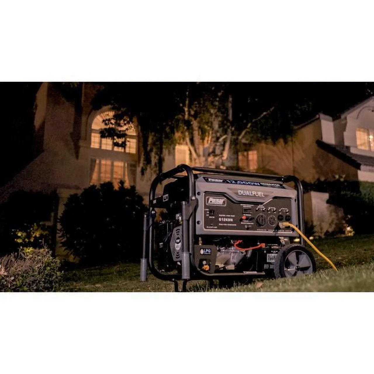 12,000W Dual Fuel Portable Generator in Space Gray with Electric Start, G12KBN(12000 W) - Image 7