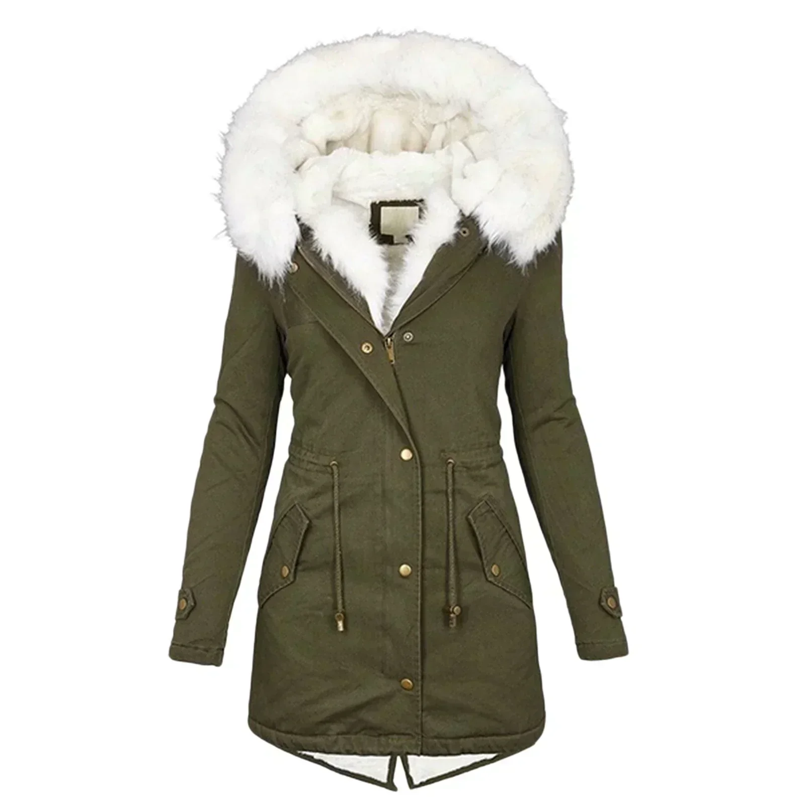 Giulia d’Hiver | Manteau chaud à capuche élégante