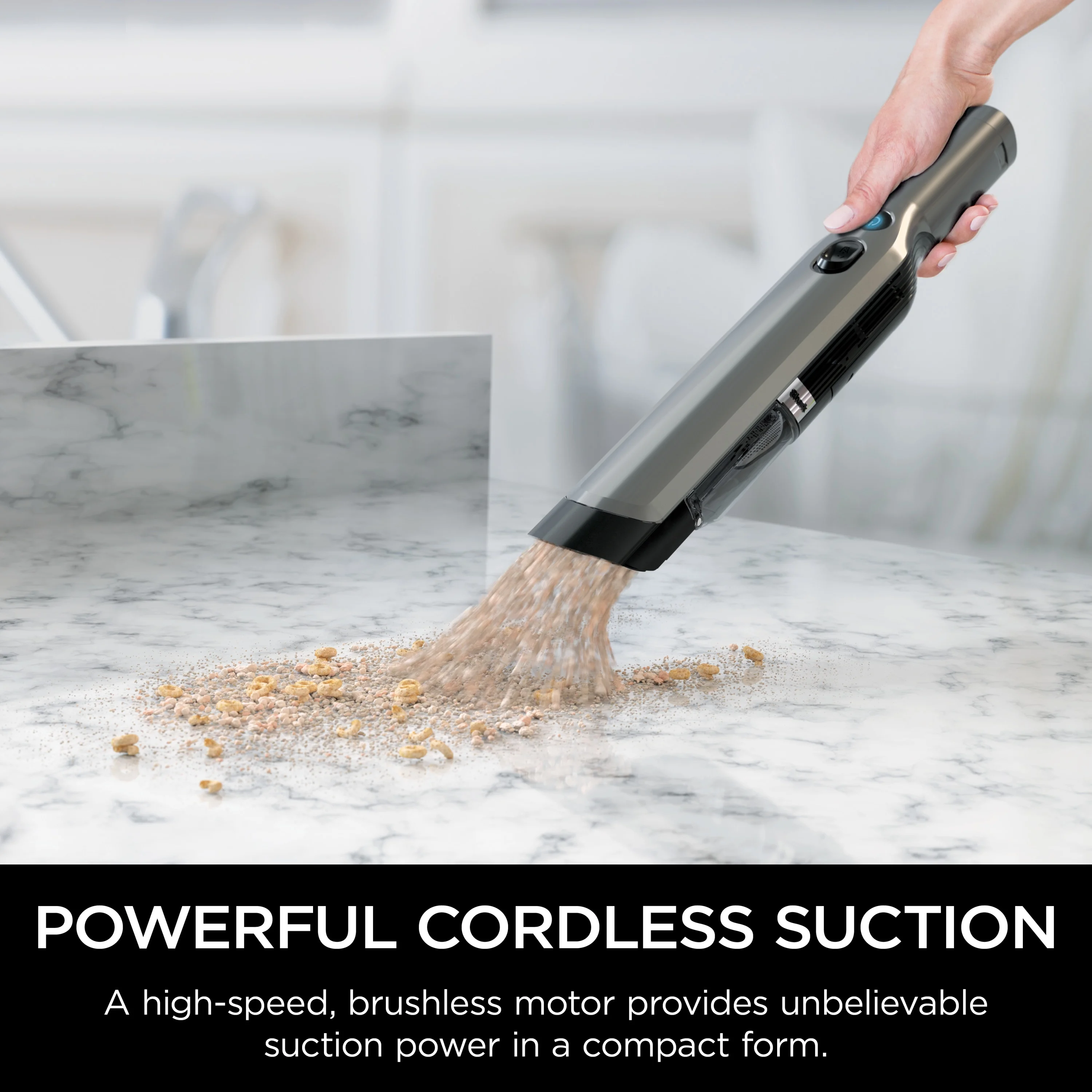 Cordless Handheld Vacuum, Wandvac, for Pet Hair, Carpet Car, Powerful suction, high speed brushless motor, ultralight weight, with easy emptying and charging dock, WV200, Graphite(Graphite) - Image 6