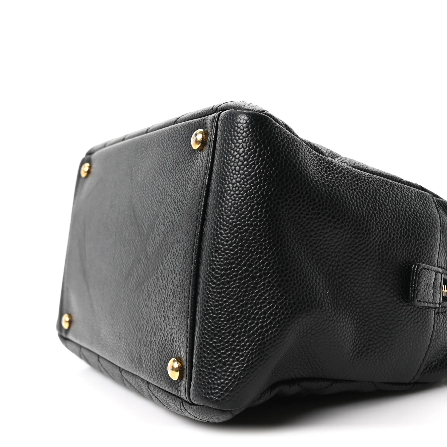 Caviar Quilted Petit Timeless Tote PTT Black