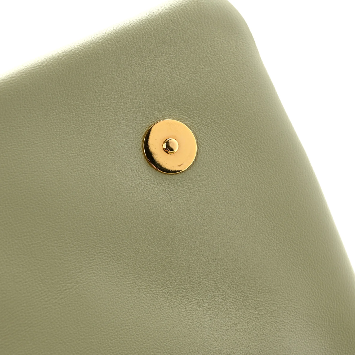 Lambskin Embossed Monogram Pochette Coussin Green