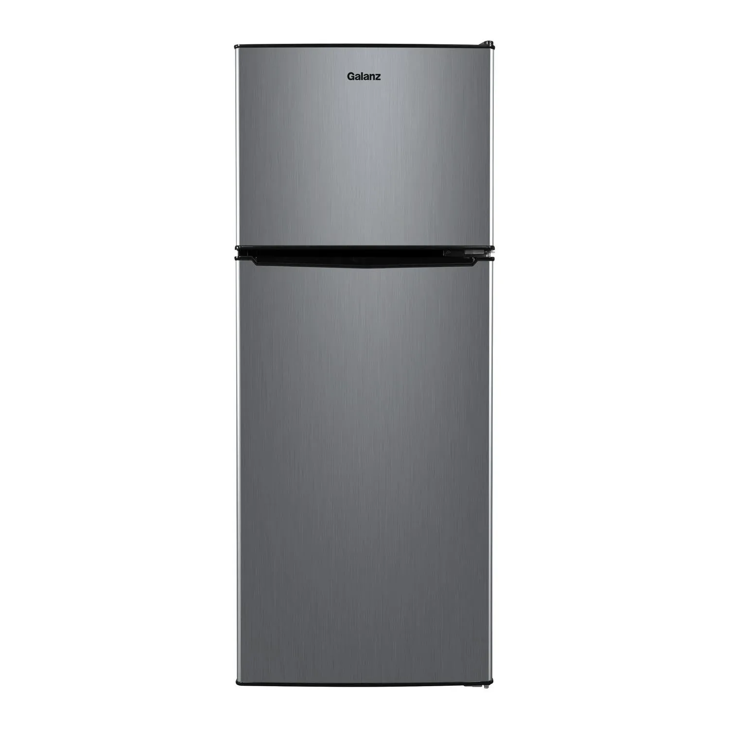 4.6. Cu ft Two Door Mini Refrigerator with Freezer. Stainless Steel