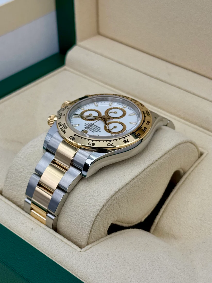 [Super Clone]Rolex Daytona 40mm Two-Tone white Dial  m126503-0001