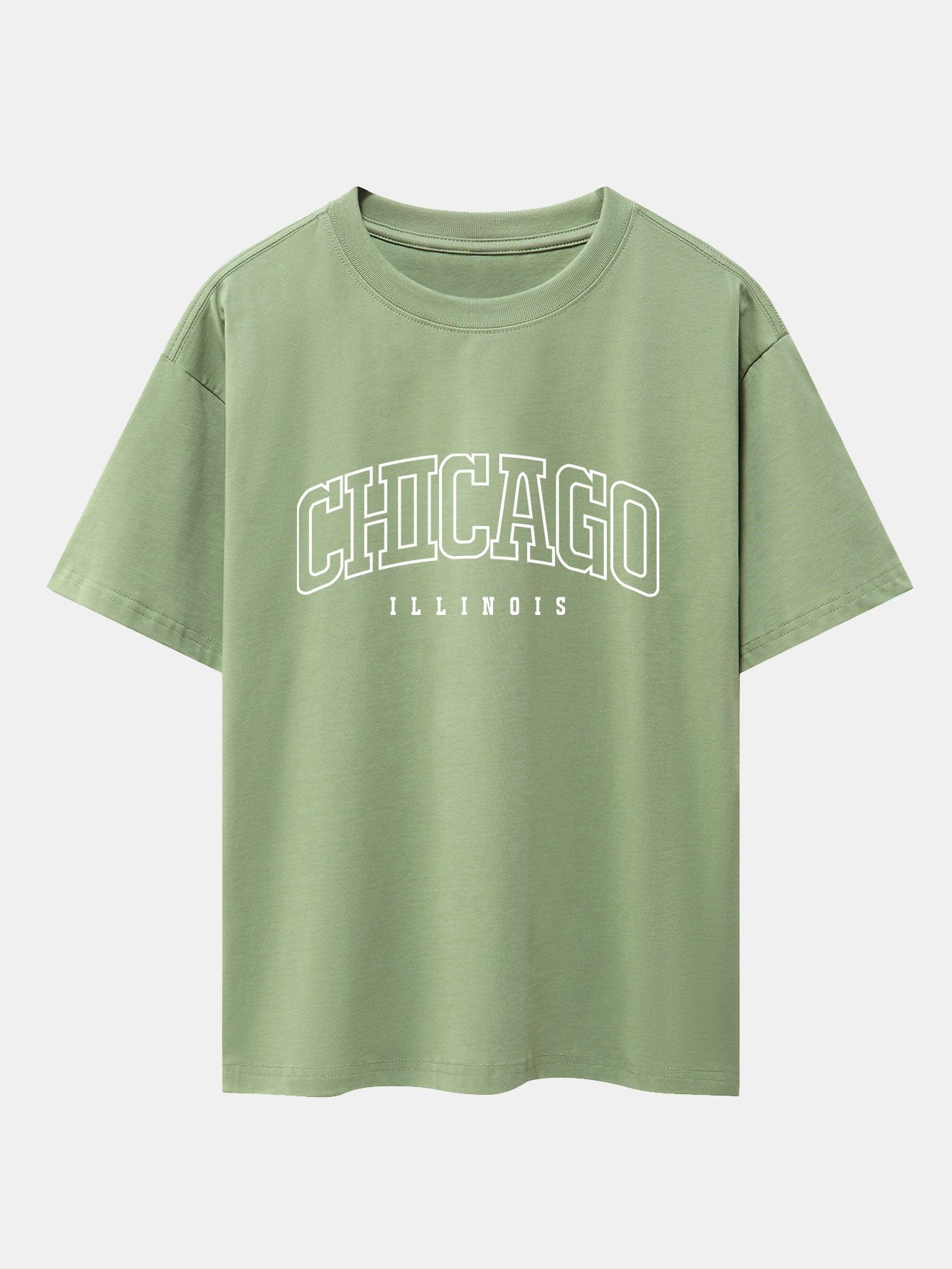 T-shirt oversize imprimé Chicago