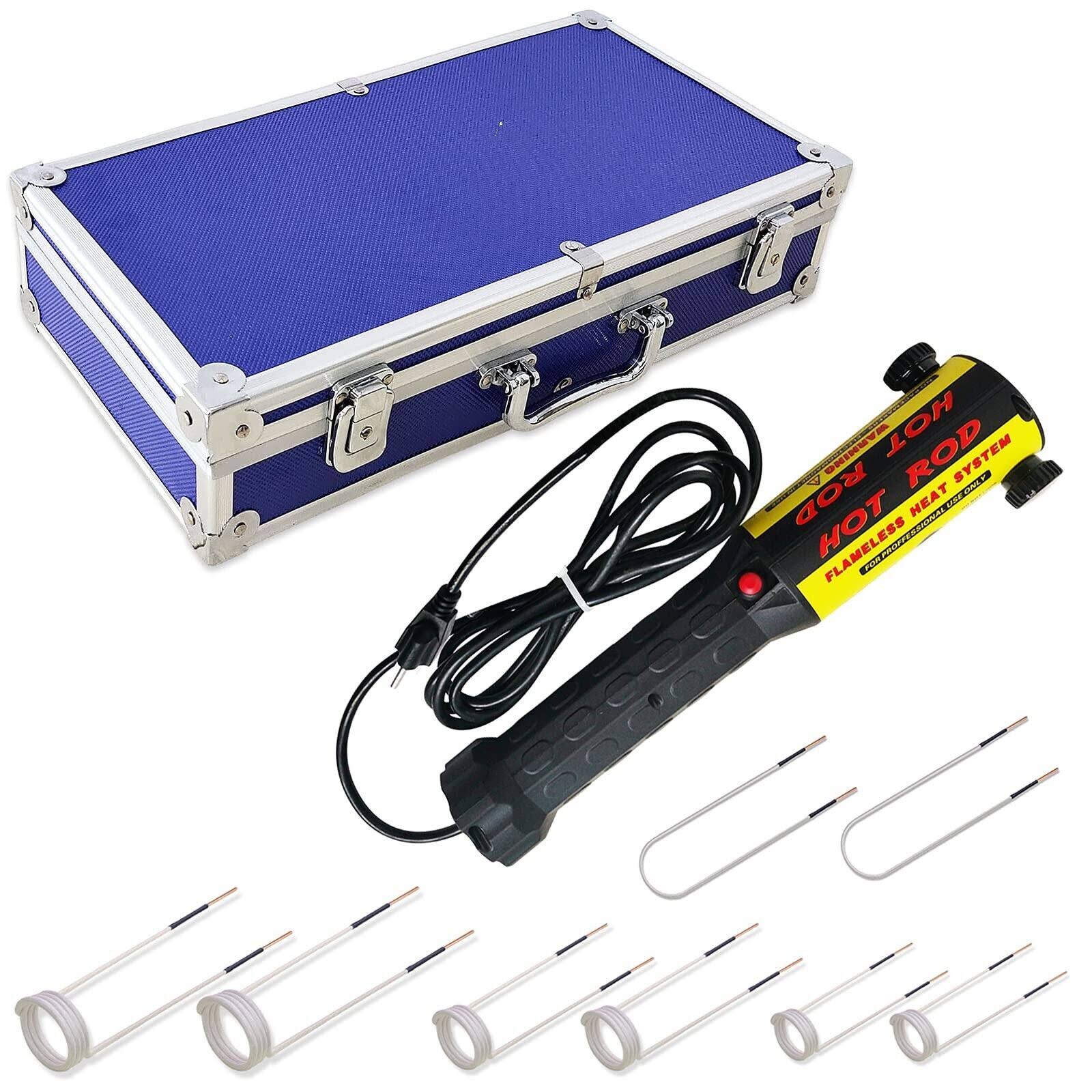Solary Magnetic Induction Heater Kit 1000W 110V for Automotive Flameless Heat Induction Heat 1kW Hand Tool-Instock