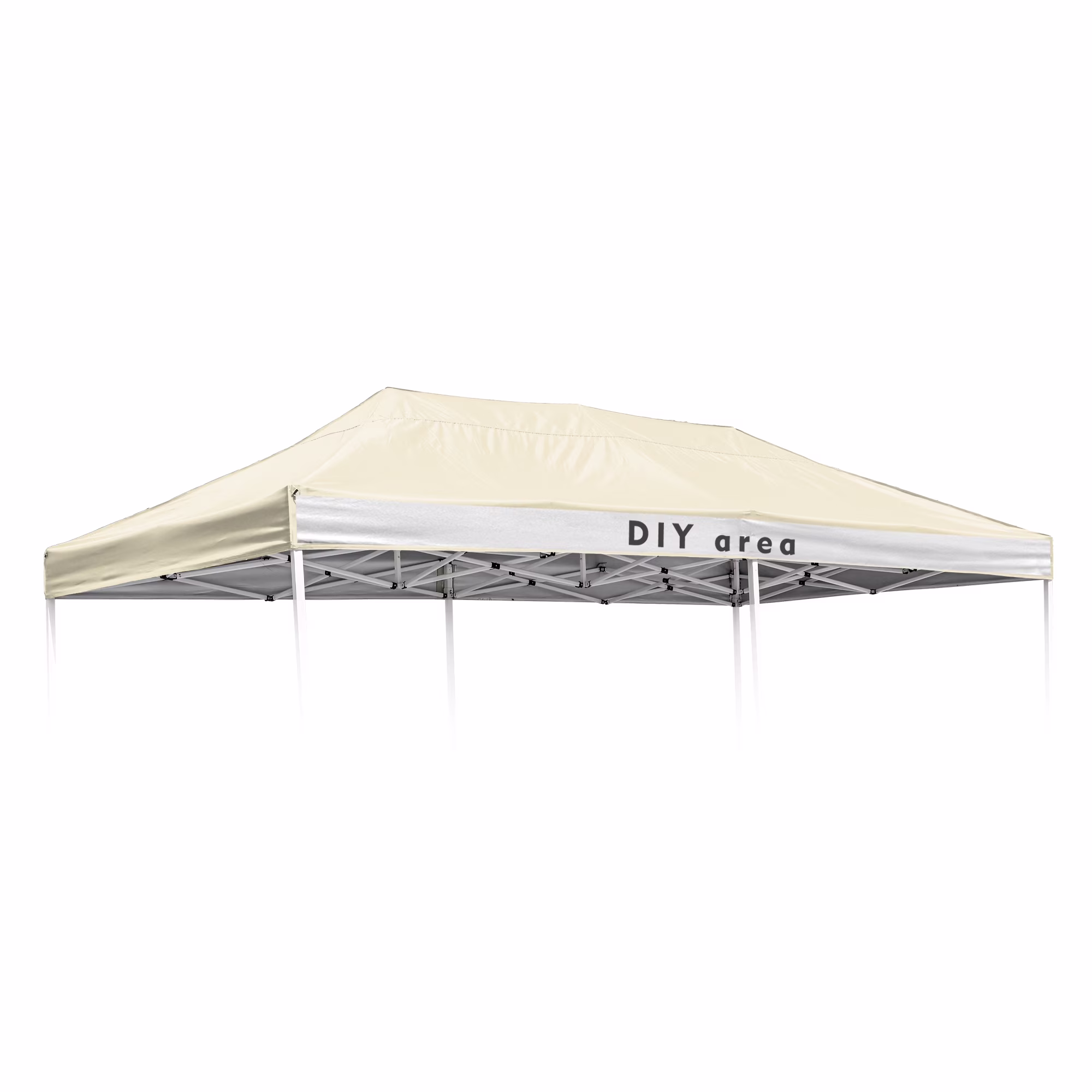10x20Ft Replacement Pop up Canopy Top Sunshade Cover Outdoor Patio(Beige)