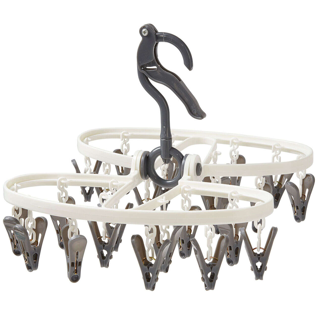 Séchoir à suspendre étendoir à linge 24 pinces