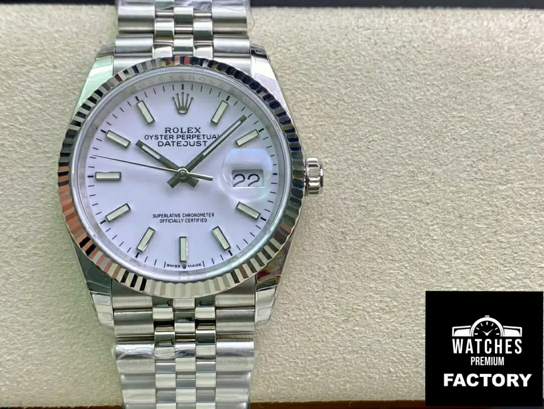 Rolex Datejust 36MM EW Factory Stainless Steel Strap