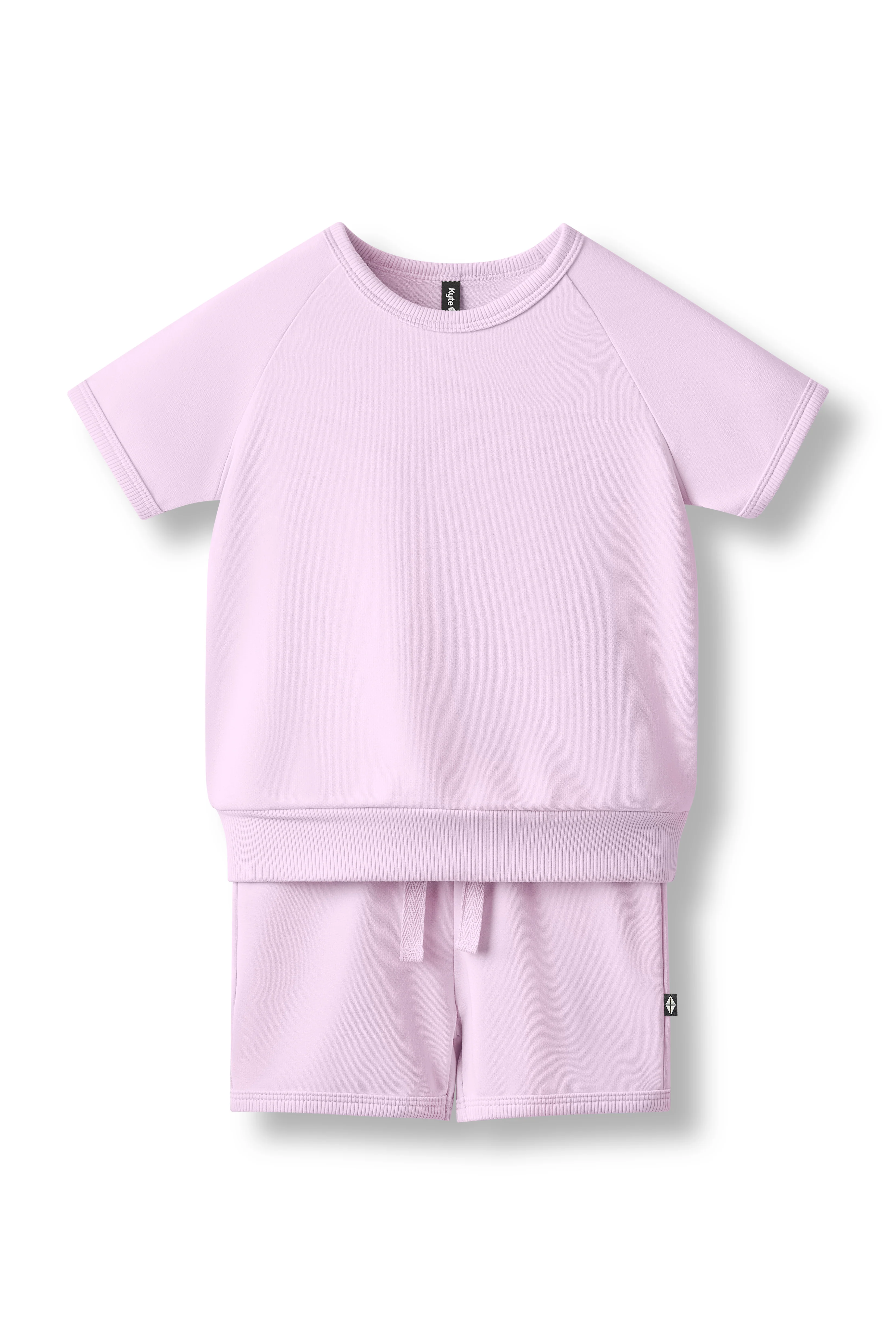 Short Sleeve Jogger Set in Thistle