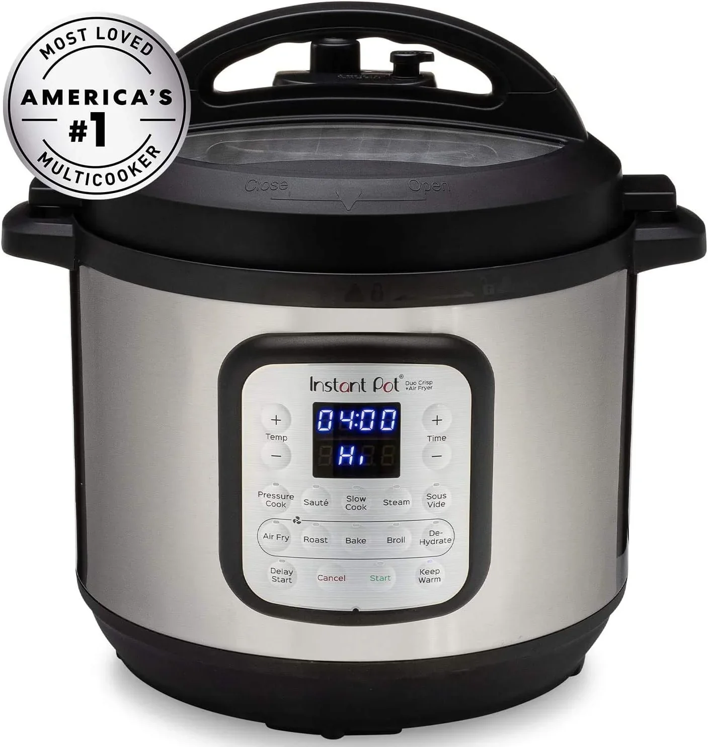 Instant Pot Duo 7 en 1 Autocuiseur électrique, mijoteuse, cuiseur à riz, cuiseur vapeur, sauteuse