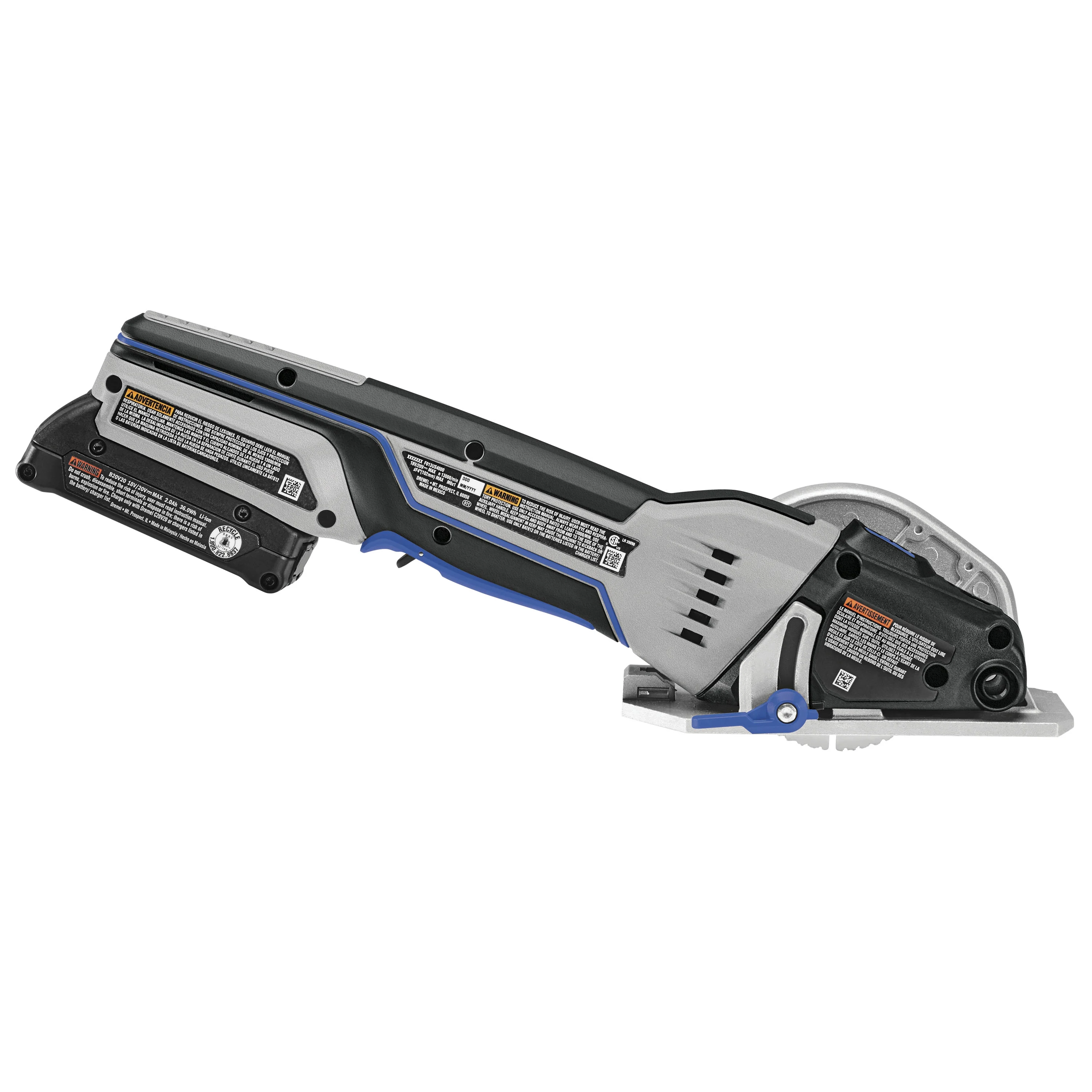 US20V-01 20V Max Cordless Ultra-Saw 1 Battery Tool Kit, (3) Cutting Wheels Storage Bag, Ideal for Flush Cutting, Plunge Cutting and Surface Preparation(1) - Image 4