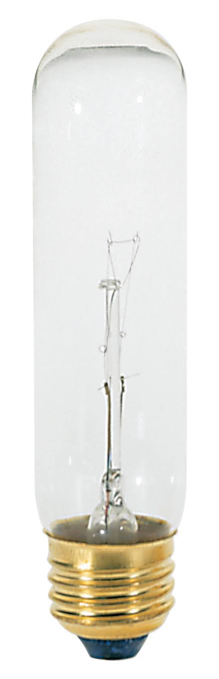 Satco Incandescent Showcase Lamp T10, 40 Watt