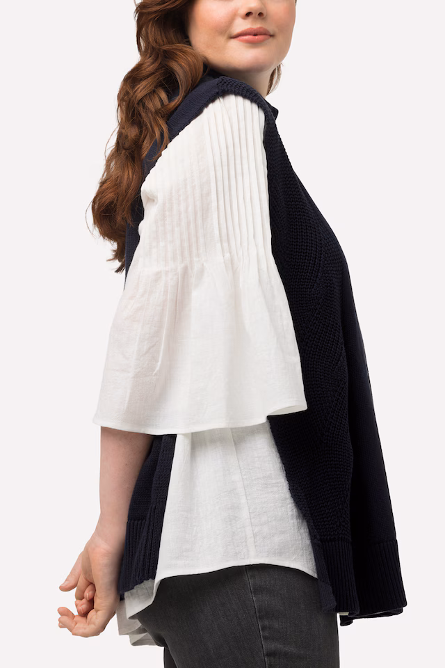 Eco Cotton Open Seam Sweater Vest