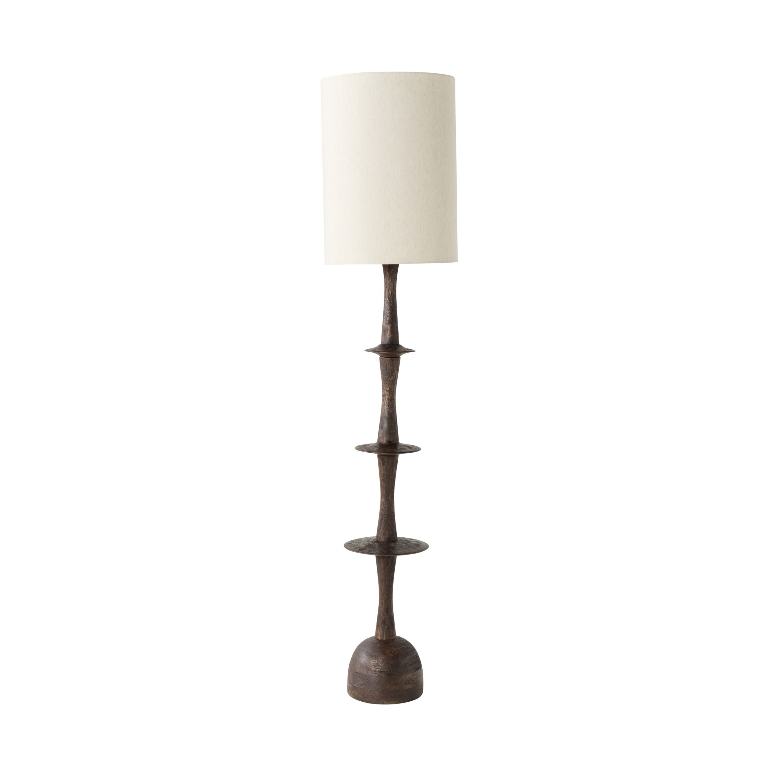 Lazuri Wooden Floor Lamp 185cm