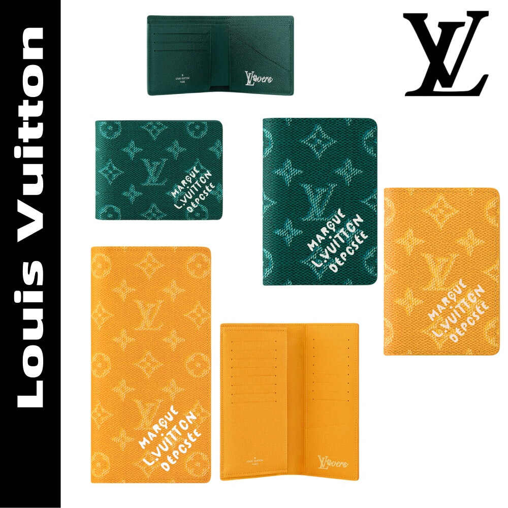 【ルイヴィトン】カード＆名刺入れ付多用途長財布 今季注目♪2色展開