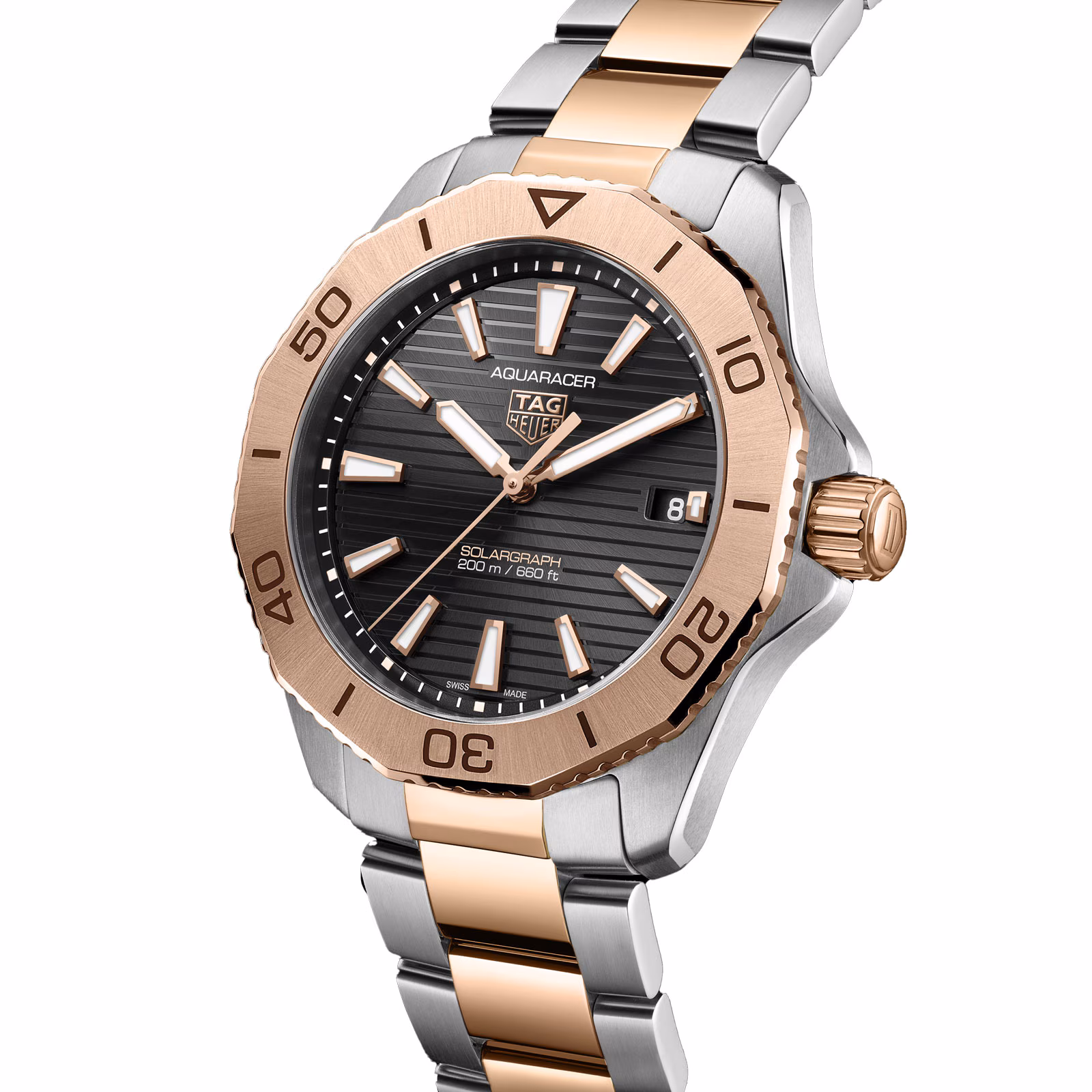 【Super Clone】TAG Heuer Aquaracer Professional 200 Solargraph 40mm Mens Watch WBP1121.BB0003