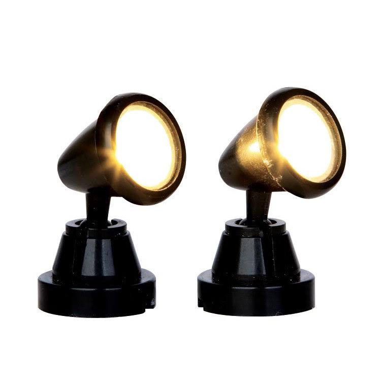 Lemax Set of 2 Round Spot Lights Multi