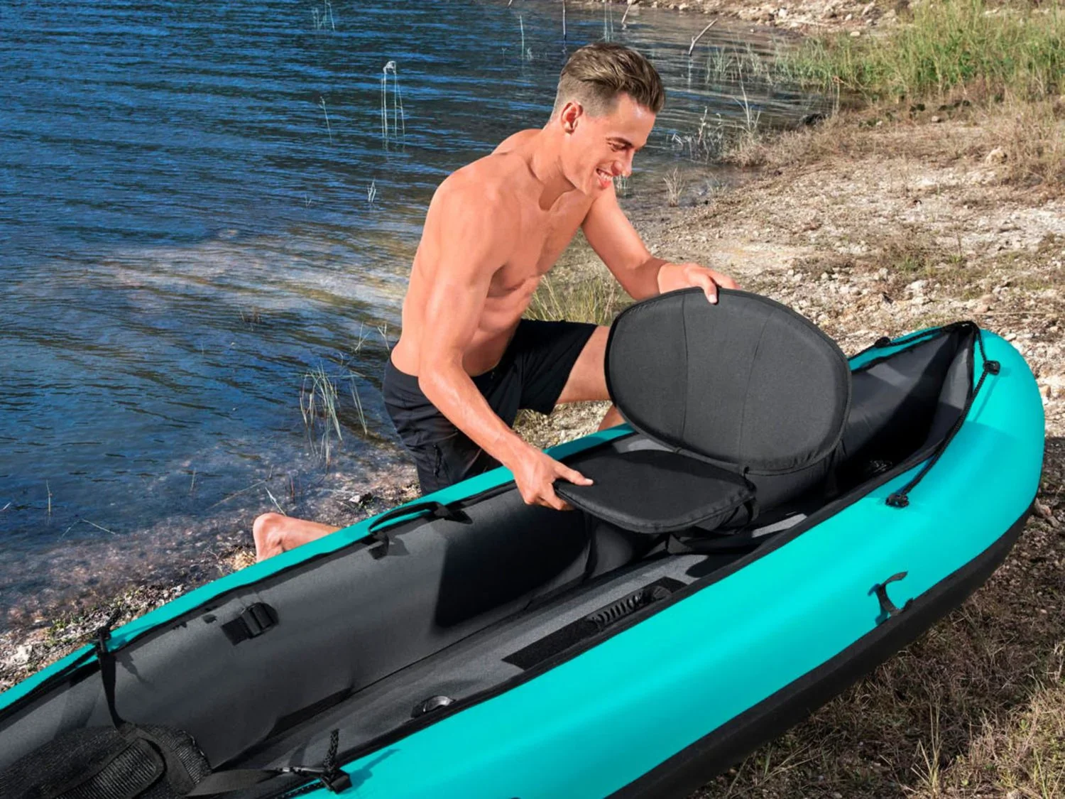 Bestway Ensemble de kayak gonflable, 330 x 94 x 48 cm