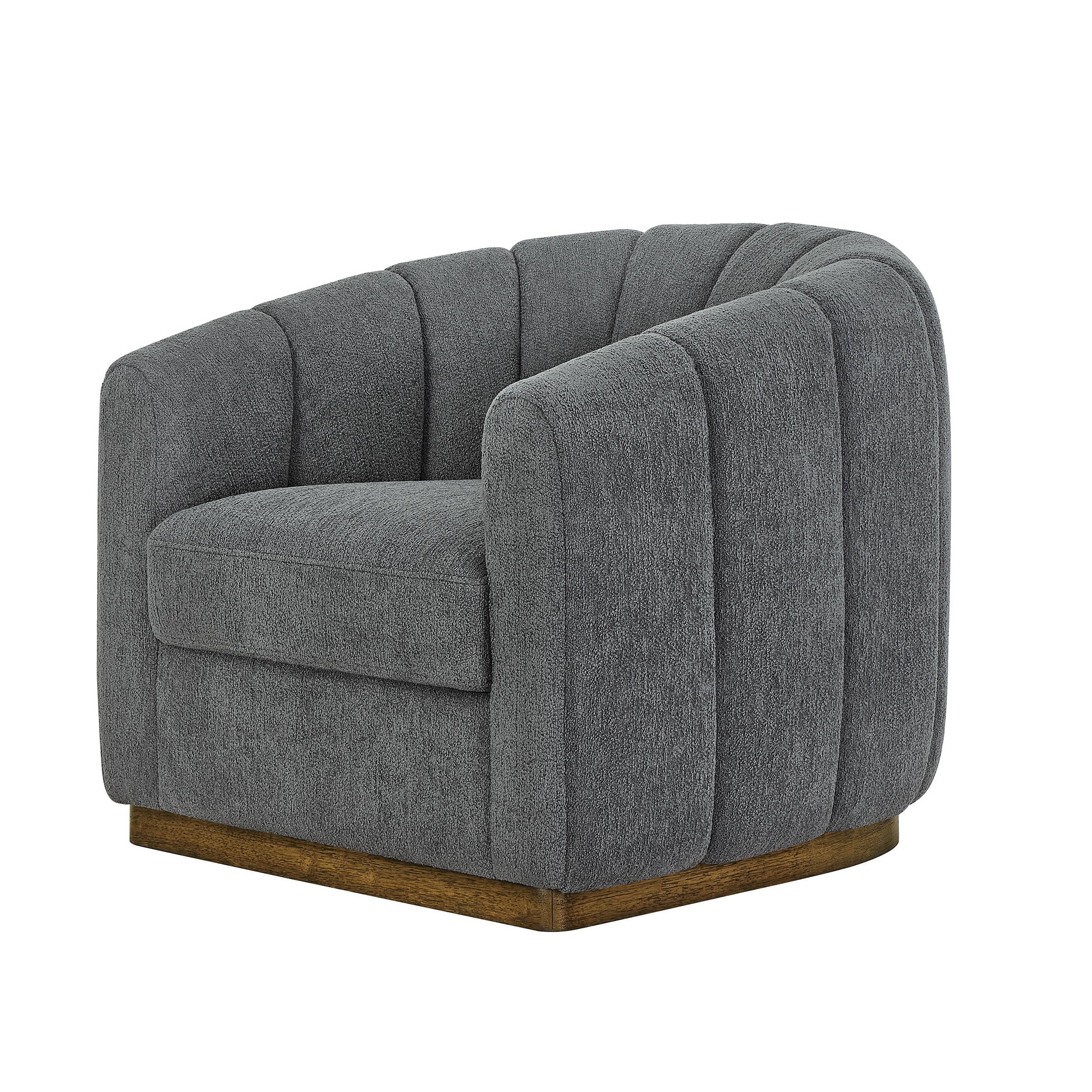 Better Homes & Gardens Lillian Accent Swivel Chair, Cream Linen