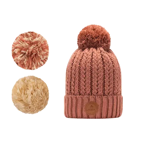 Bonnet Chocolat Chaud Vieux rose