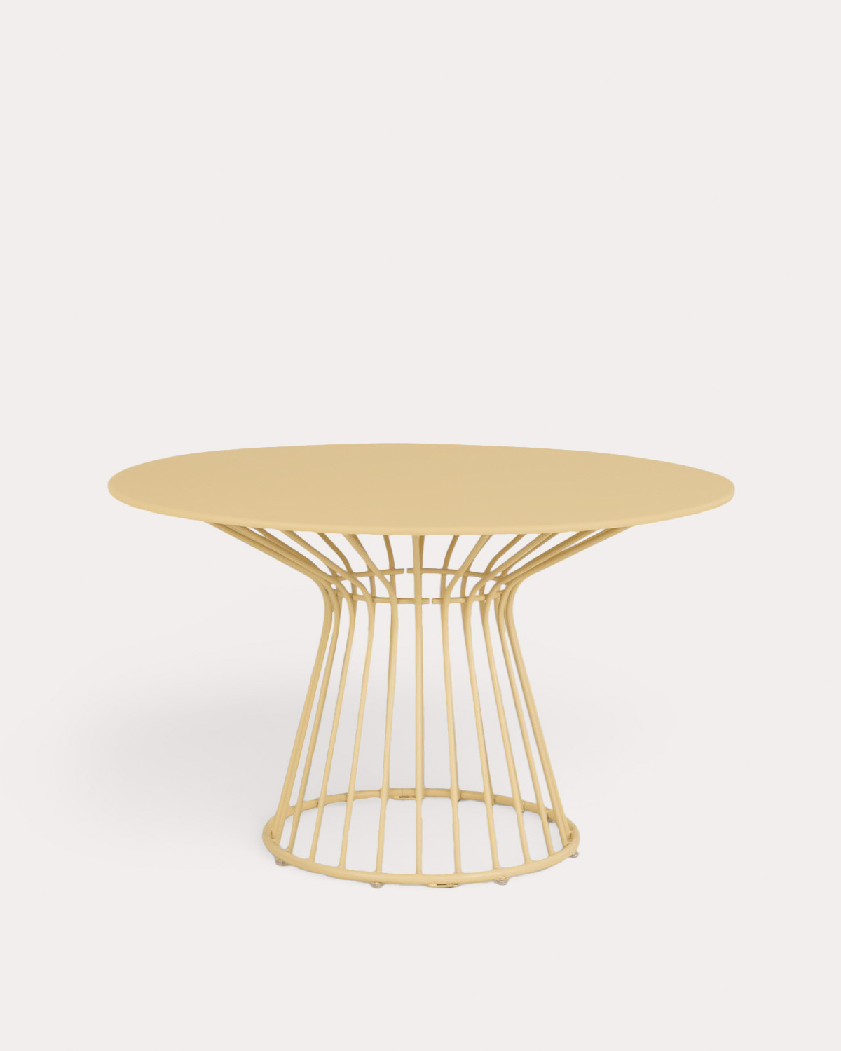 Nouli - Mesa de Exterior Redonda de Metal (Ø120 cm) Nouli