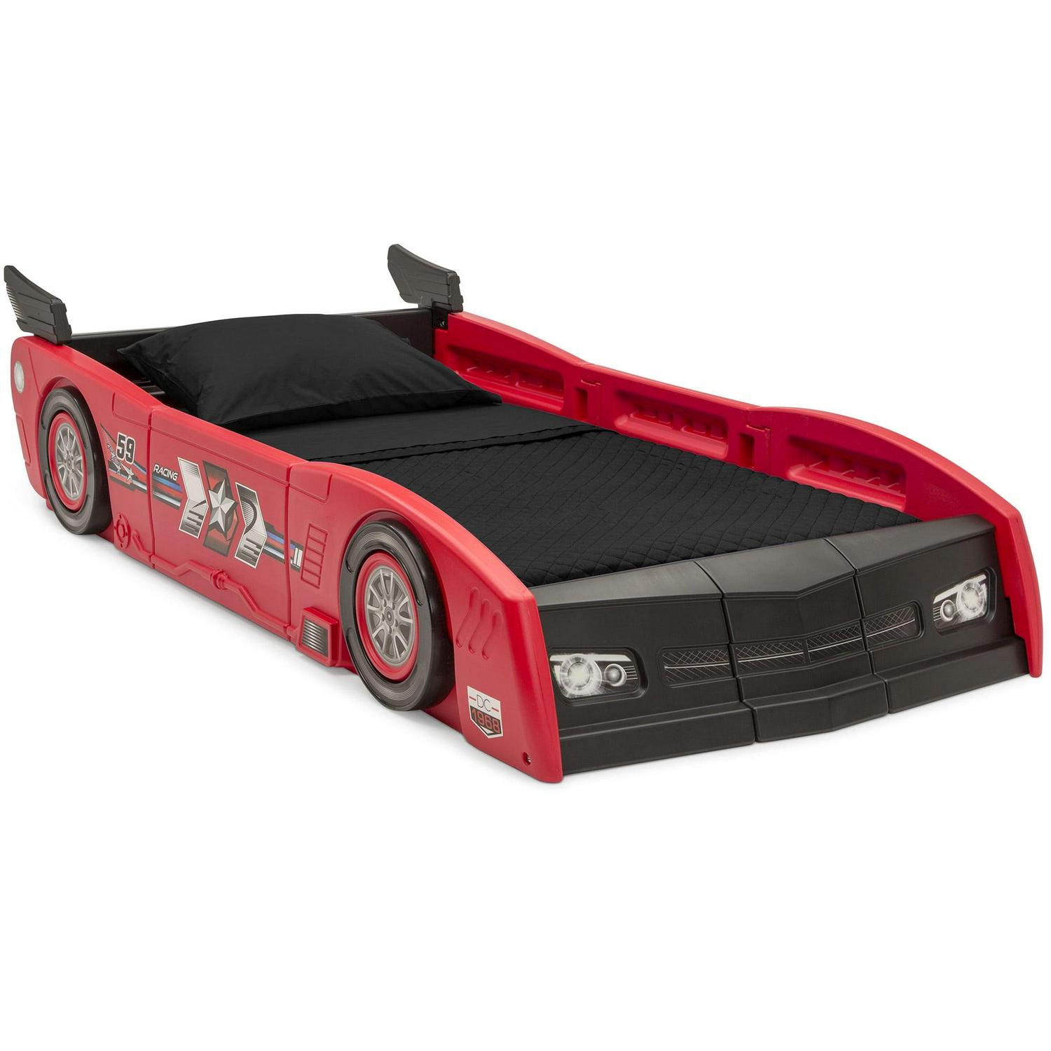 Grand Prix Kids Plastic Toddler Bed-Twin. Red - Image 3