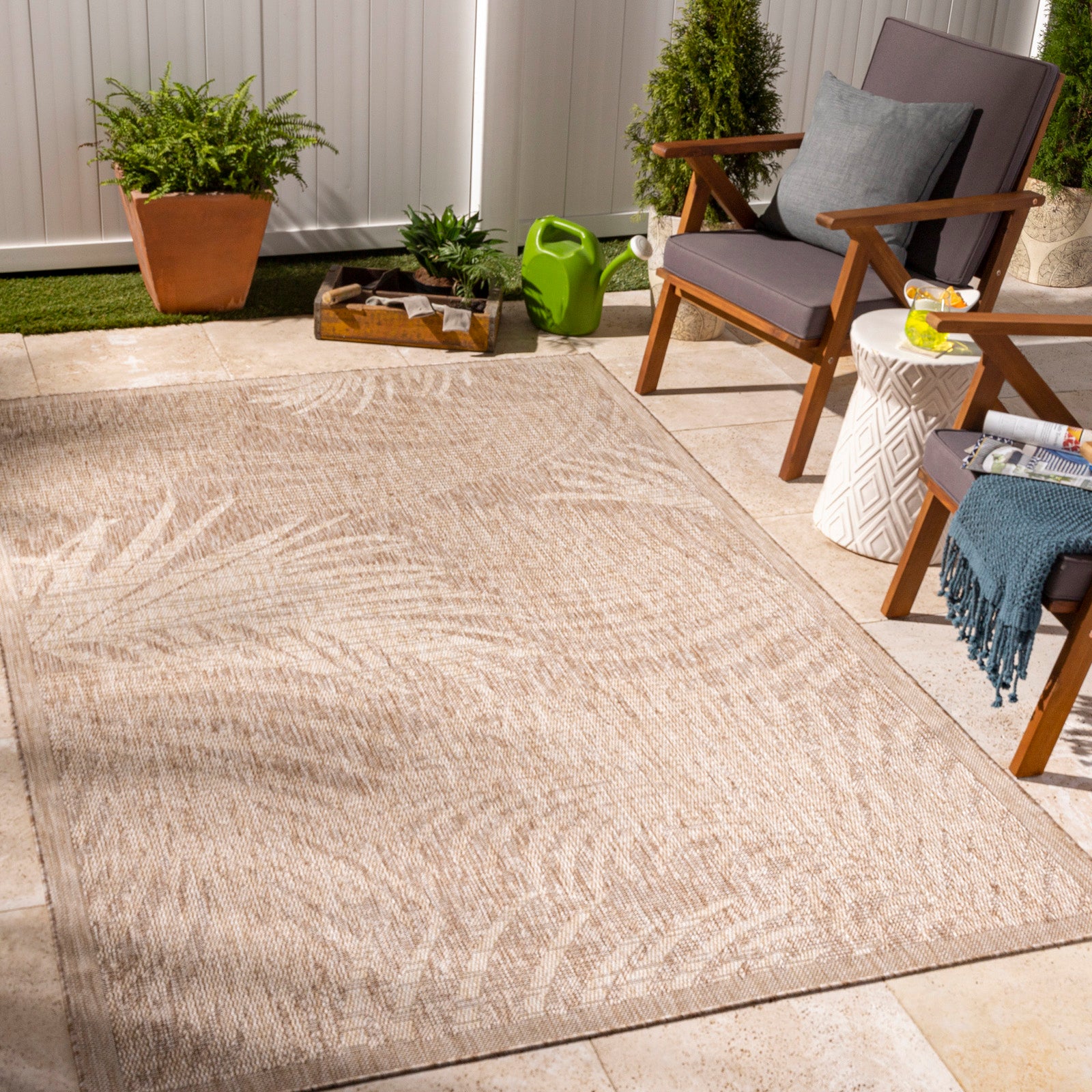 by fonQ Oasis Vloerkleed 160 x 213 cm - Beige