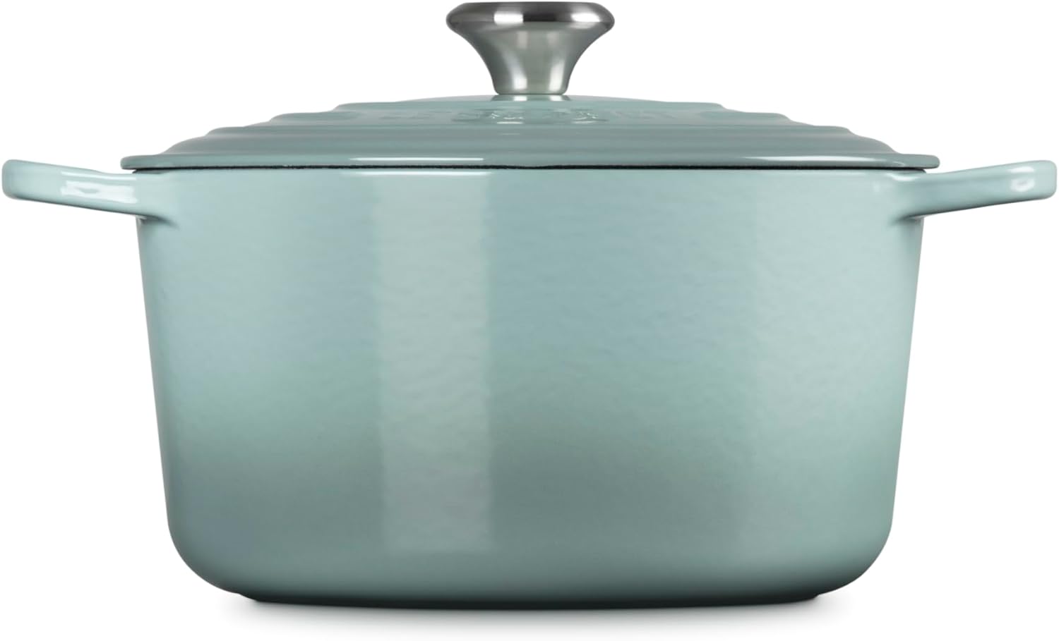 Le Creuset Enameled Cast Iron Signature Deep Round Oven, 6.5 qt., Sea Salt