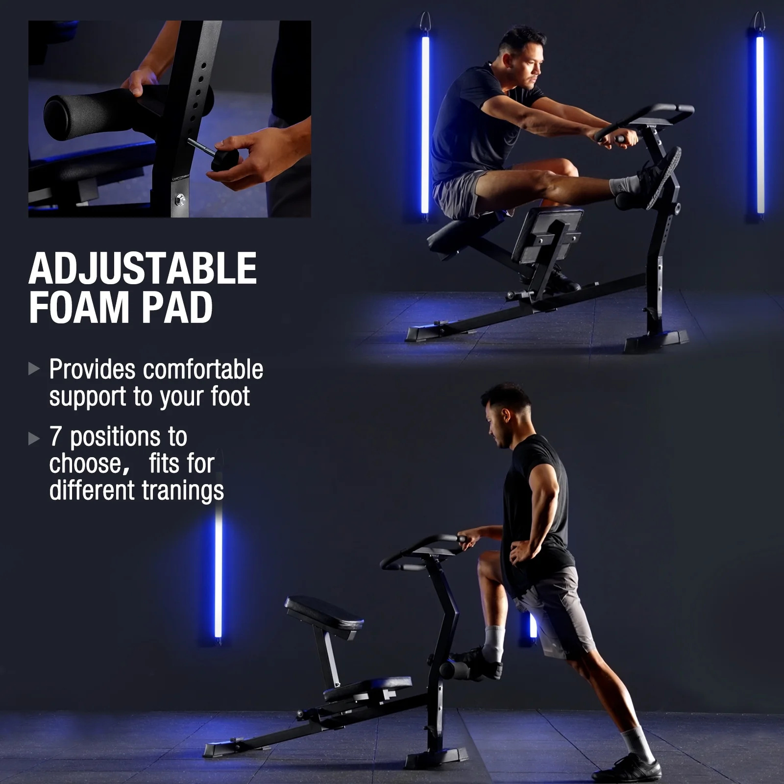 Stretch Machine, Full Body Stretching Equipment for Flexibility Training, Adjustable Leg Stretcher Machine, Lower Back Stretcher, Flexibility Trainer for Home Gym, Improve Mobility Posture(Stretch Machine) - Image 4